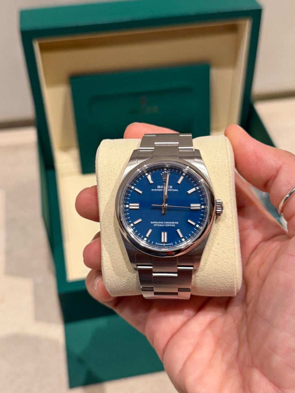 OYSTER PERPETUAL 36MM BLUE DIAL (2025)