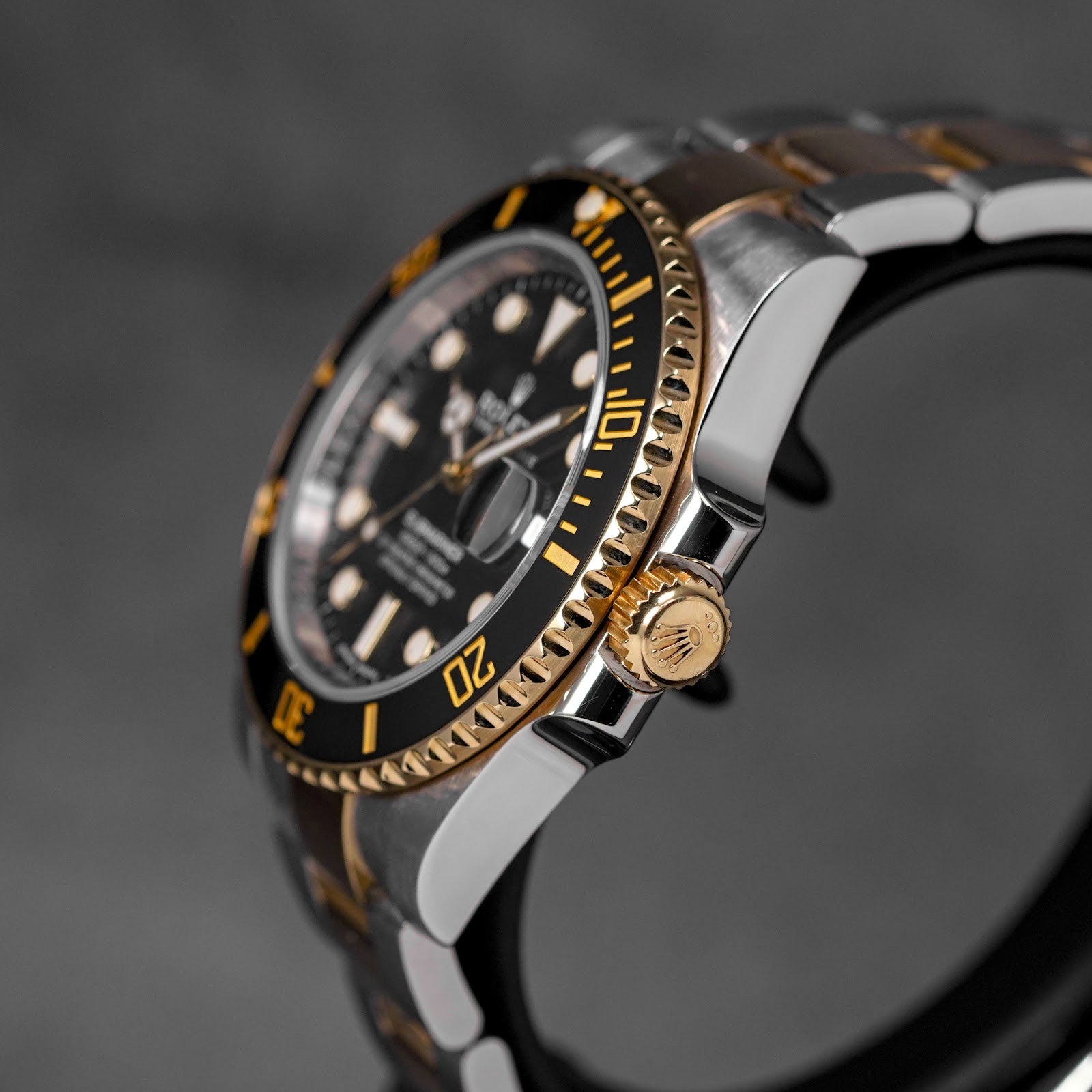 SUBMARINER DATE 40MM TWOTONE YELLOWGOLD BLACK DIAL (2017)