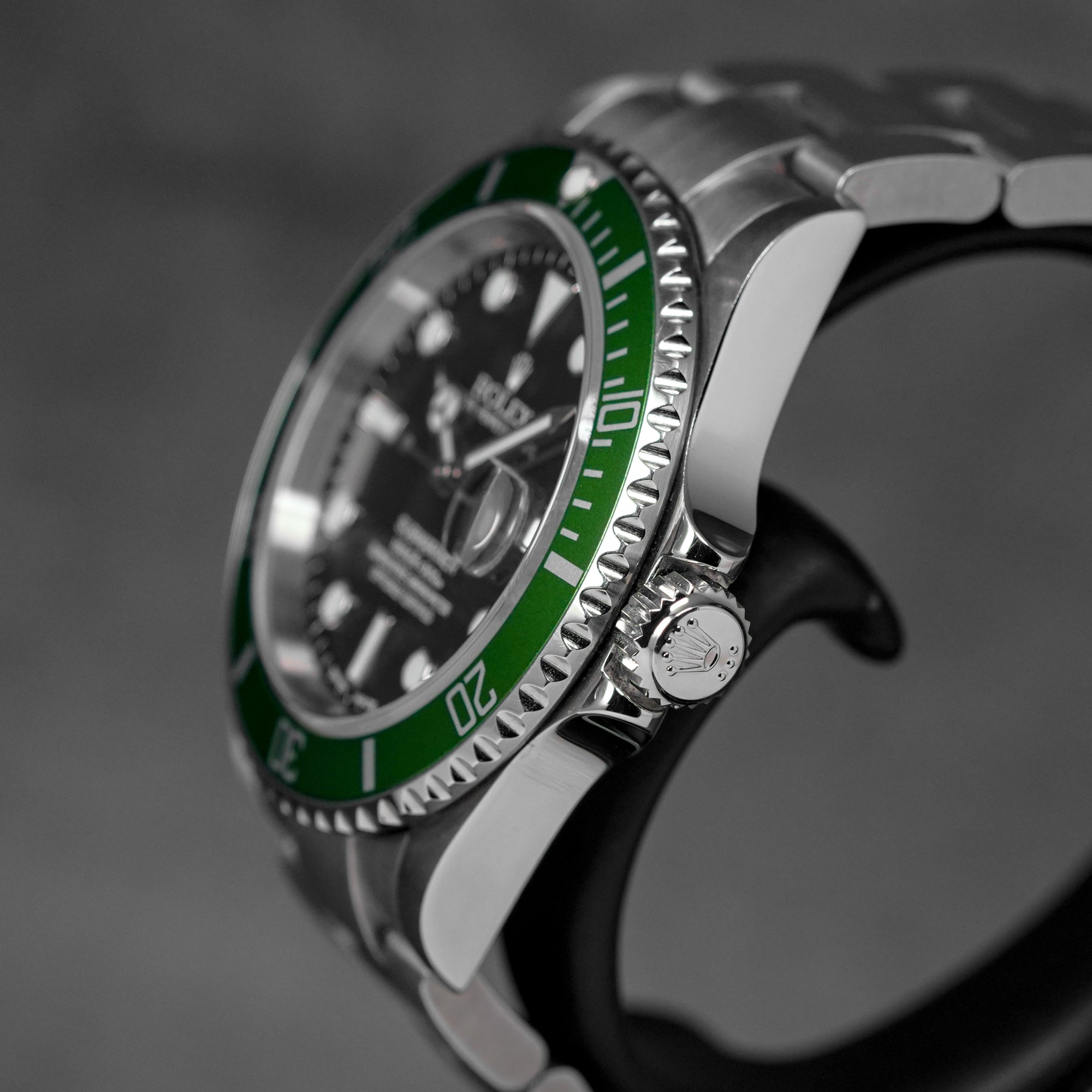 SUBMARINER DATE 40MM KERMIT 'Y SERIES' FLAT FOUR BEZEL (WATCH ONLY)