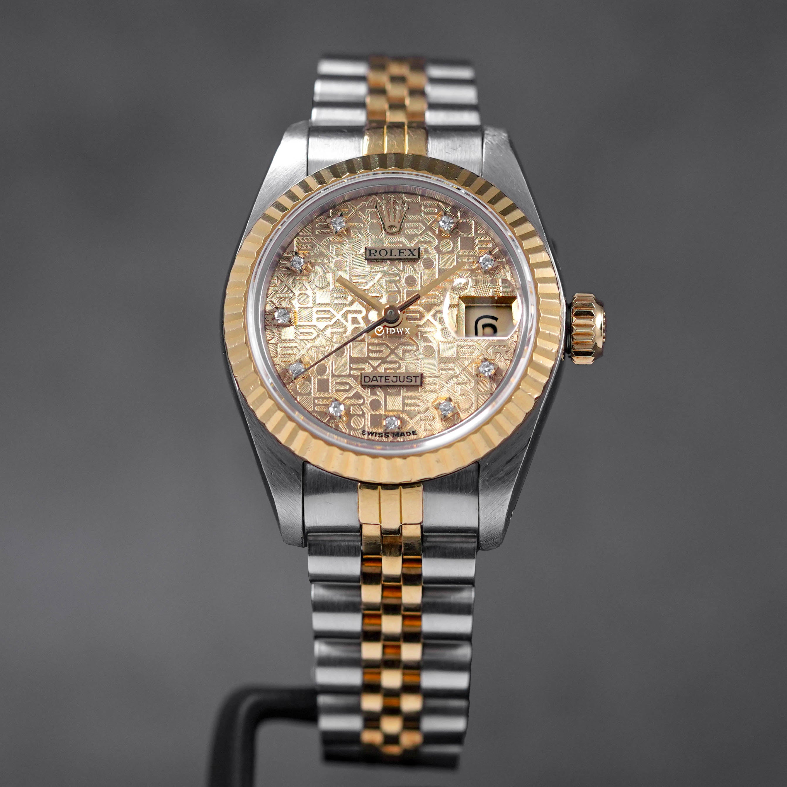 Rolex computer best sale face with diamonds