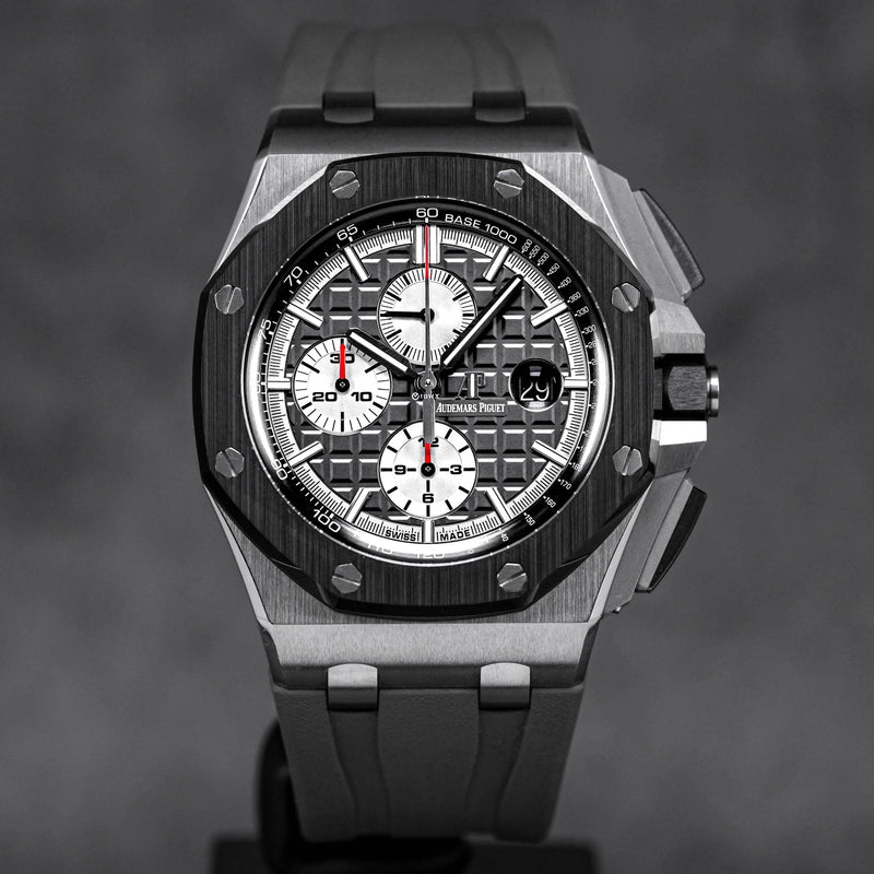 ROYAL OAK OFFSHORE CHRONOGRAPH TITANIUM BLACK CERAMIC GREY DIAL 2019