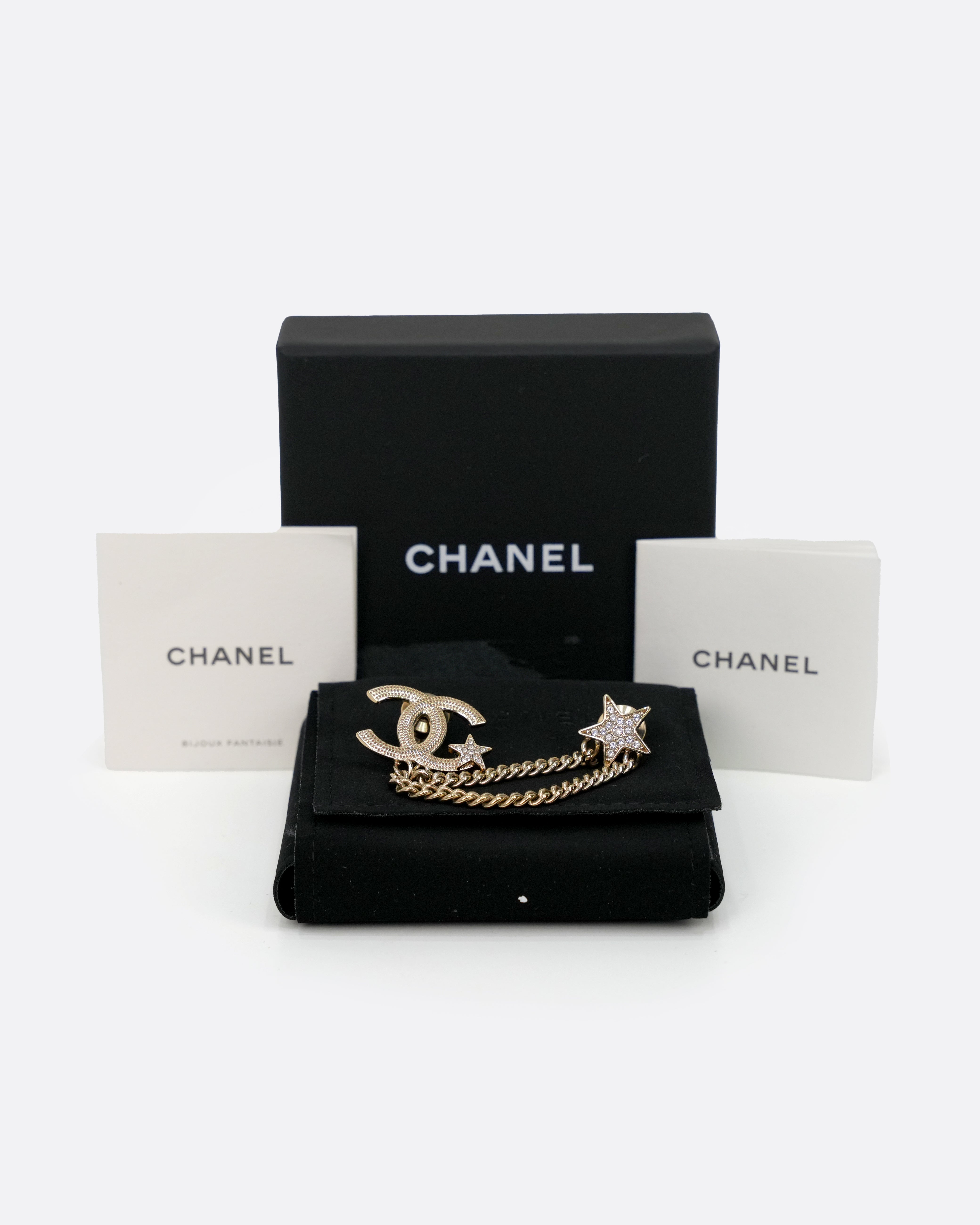 CHANEL COCO MARK STAR B24V BROOCH