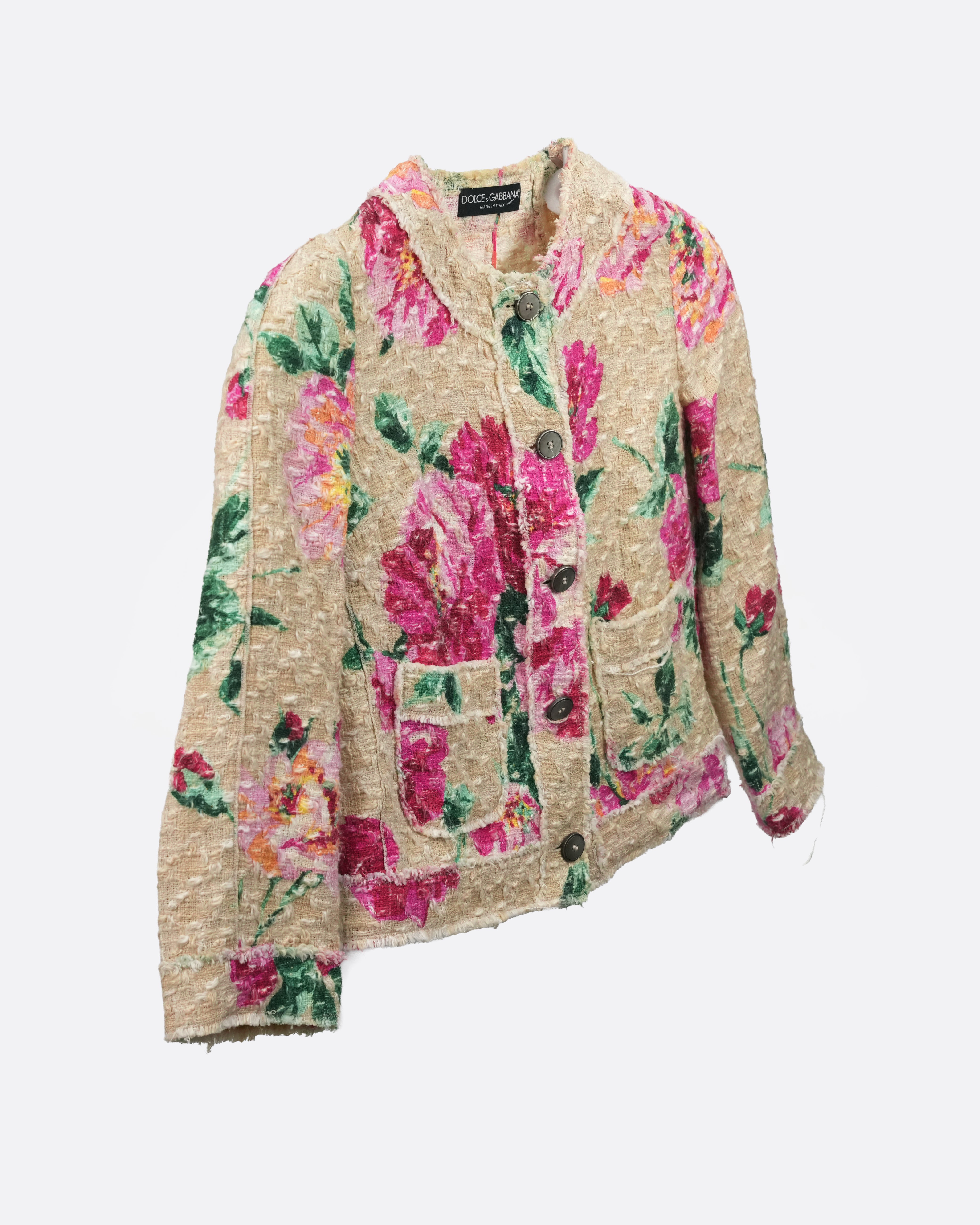 FLORAL OUTHER JACKET SIZE XS