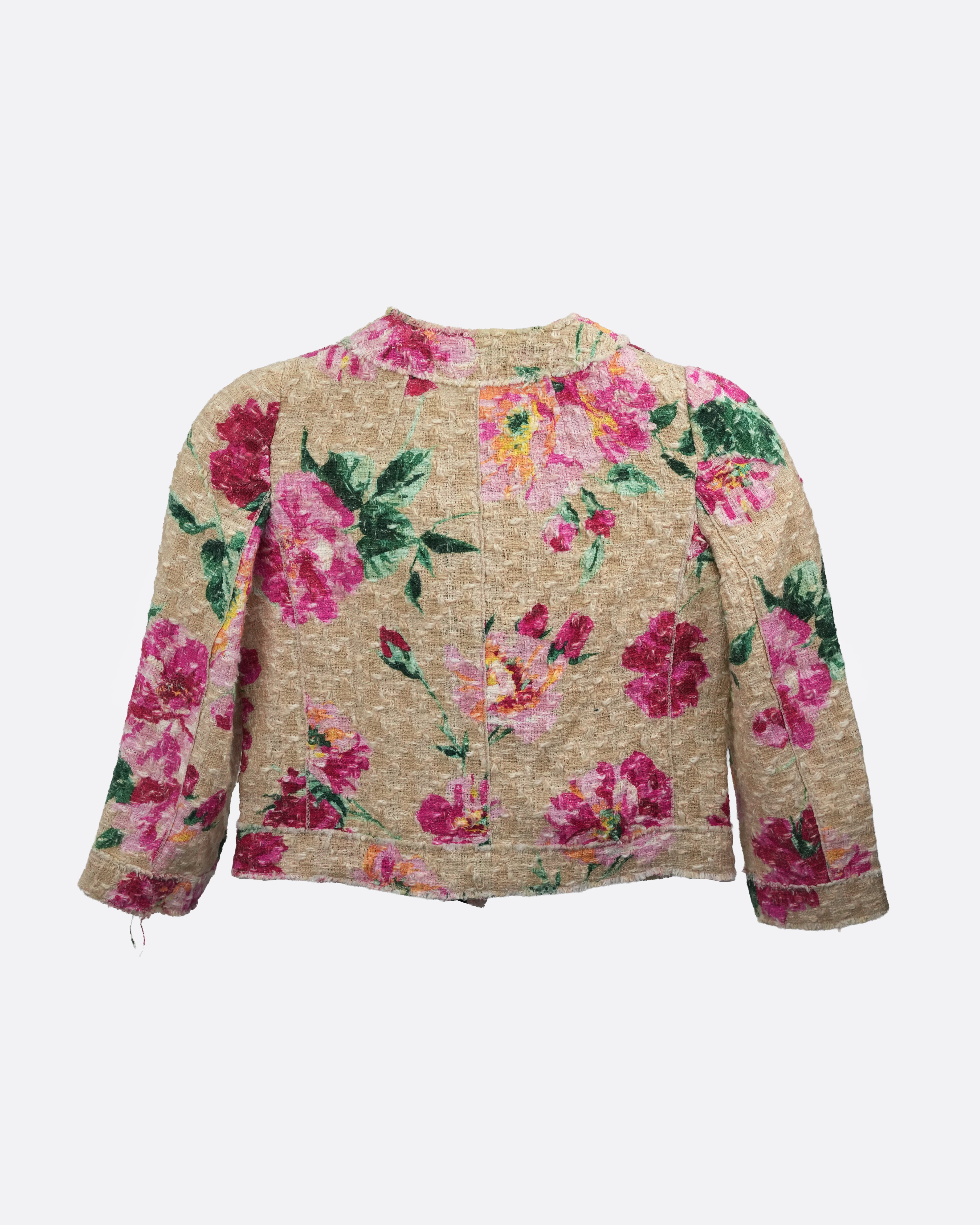 FLORAL OUTHER JACKET SIZE XS