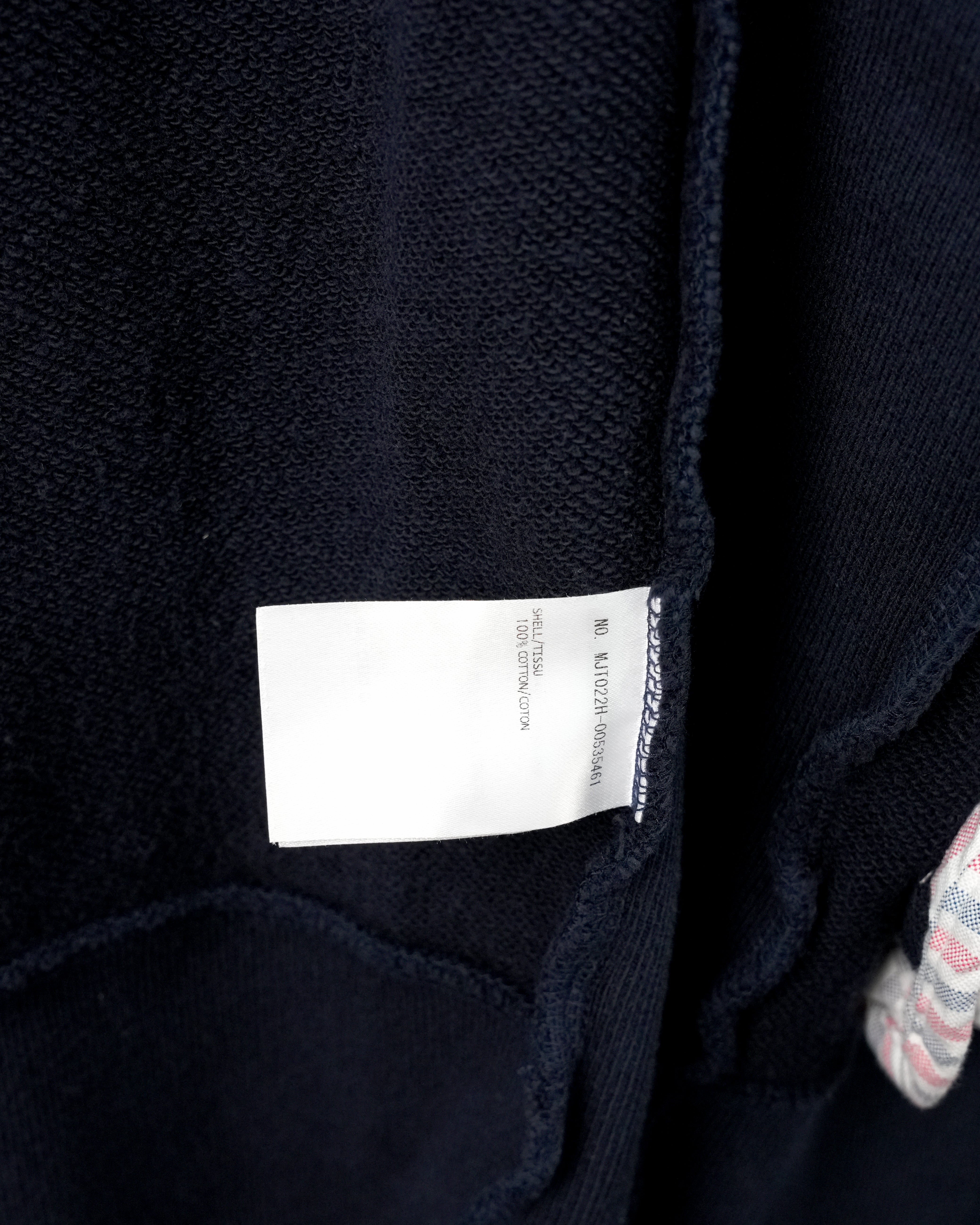 COTTON HOODIE SIZE 1 NAVY BLUE