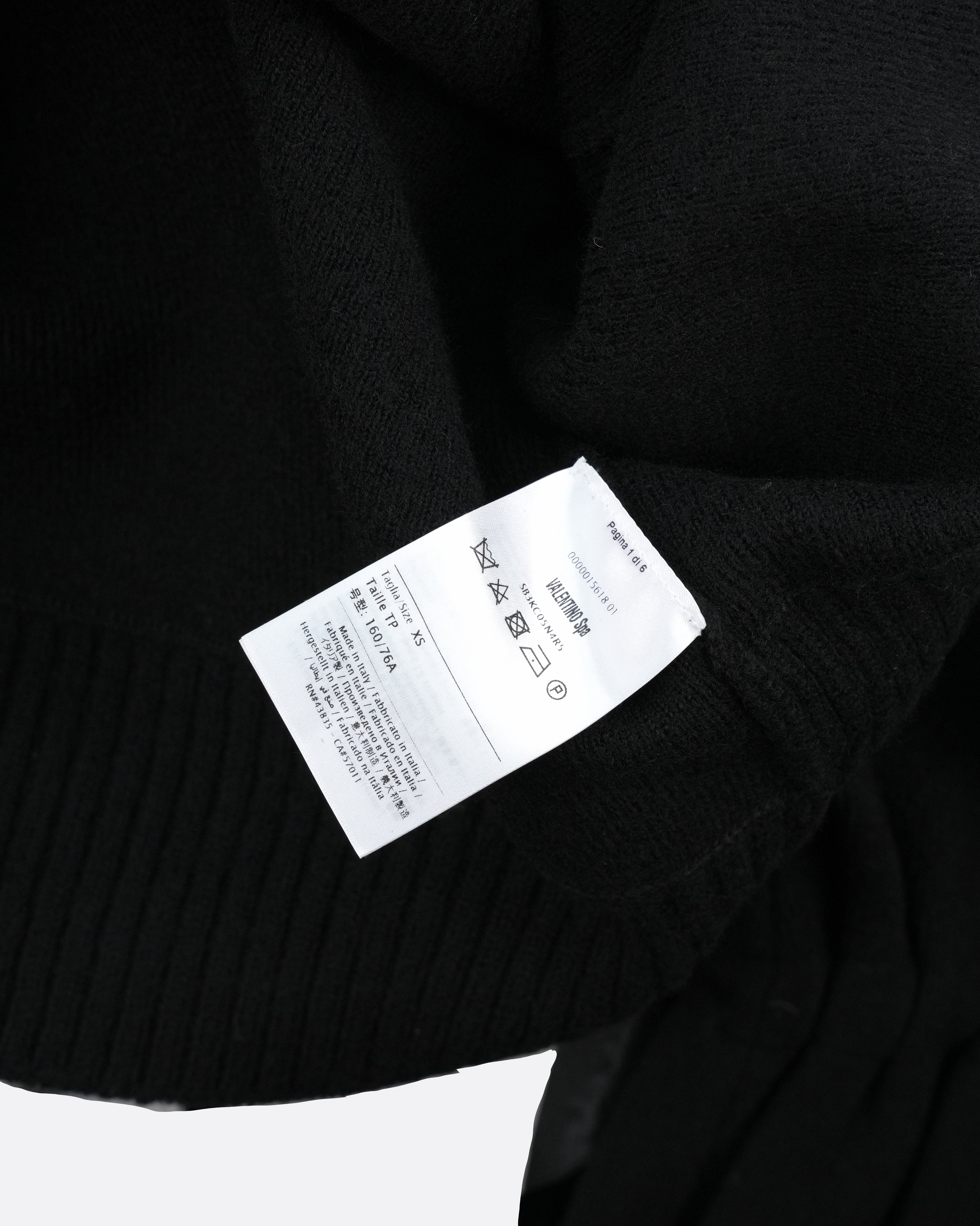 SWEATER BLACK SIZE XS FIT TO L