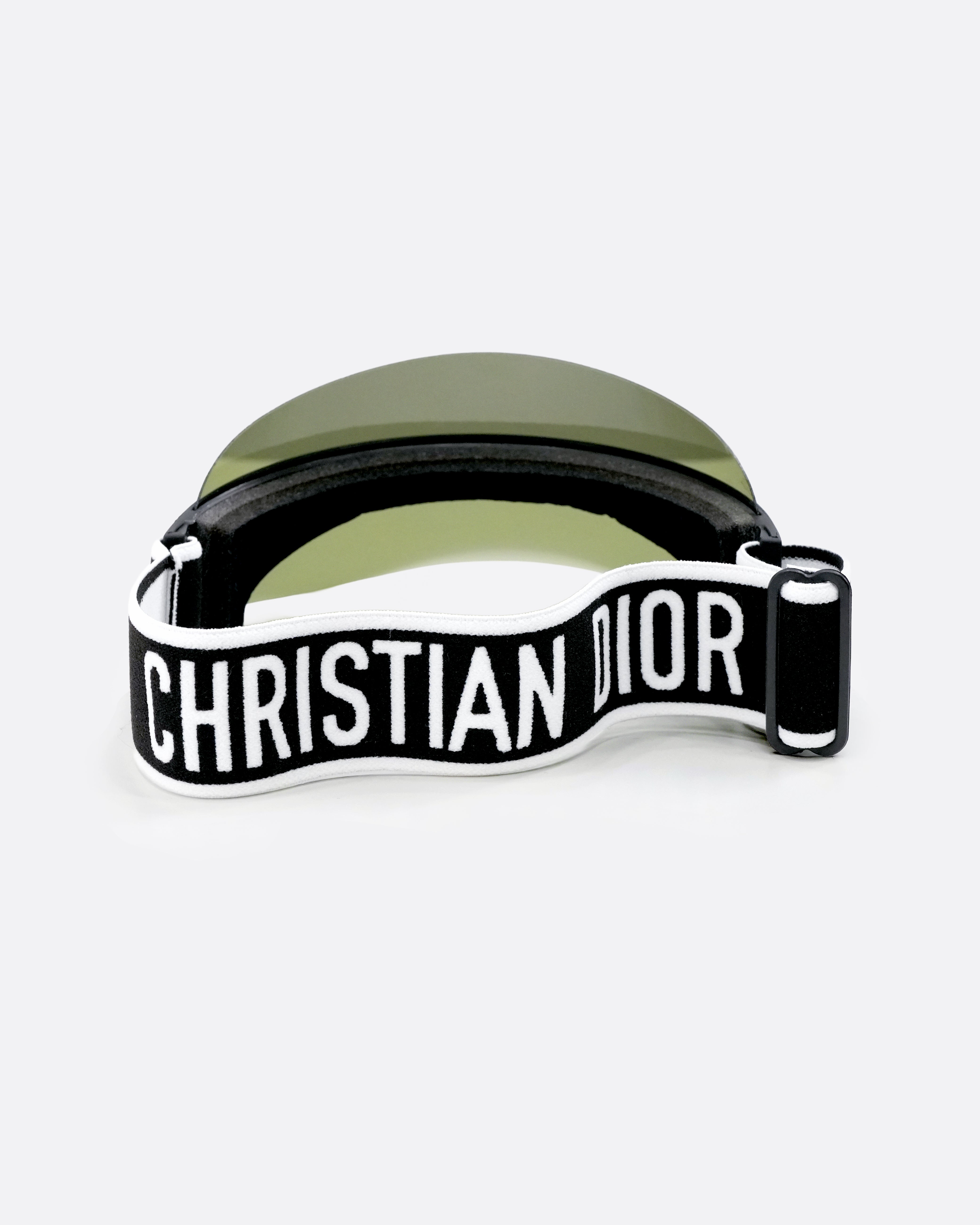 DIORCLUB1 J'ADIOR VISOR KHAKI TRANSPARENT SHIELD