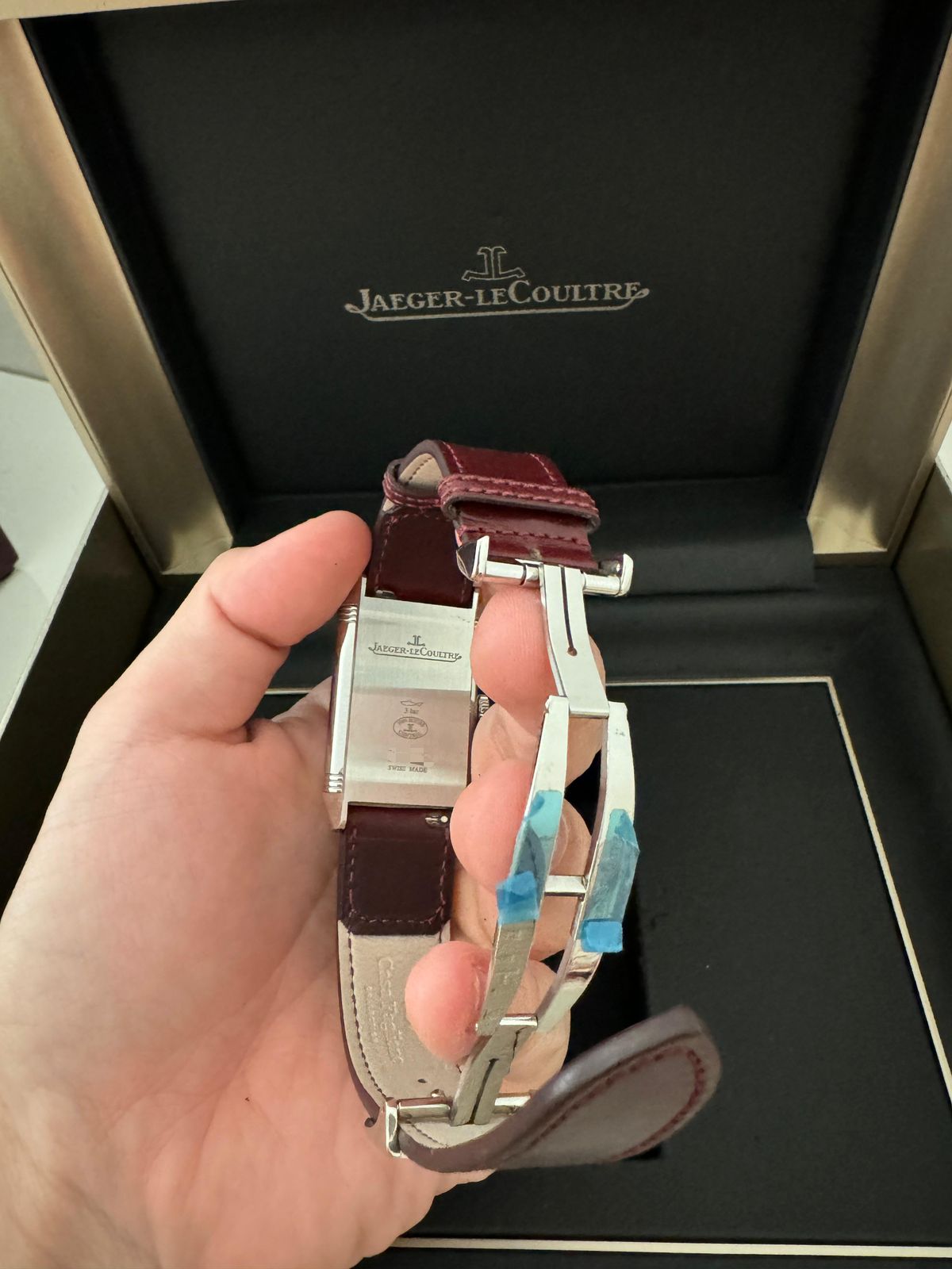 REVERSO TRIBUTE MONOFACE L SMALL SECONDS BURGUNDY (2020)