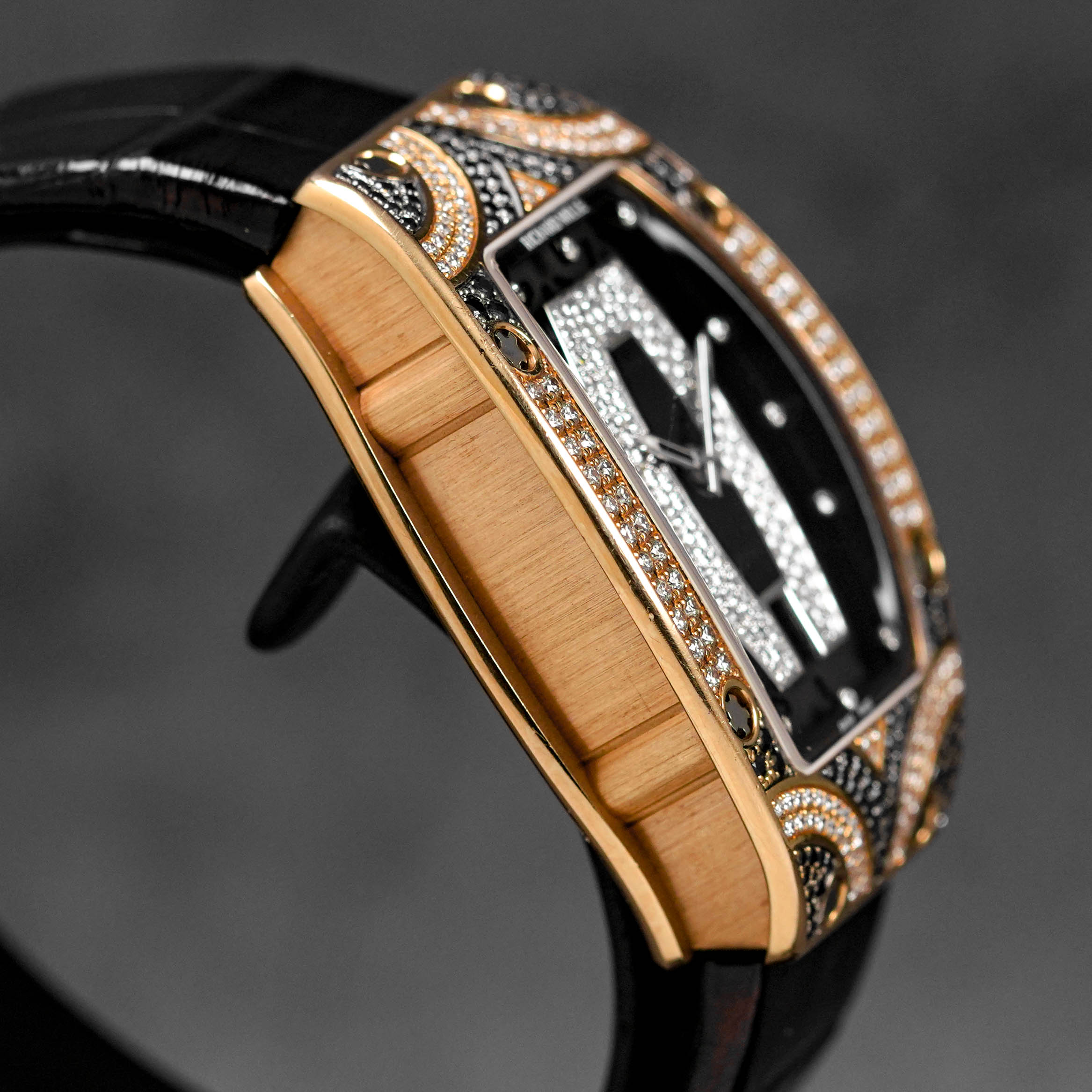 RM 007 ROSEGOLD DIAMOND (WATCH & BOX)