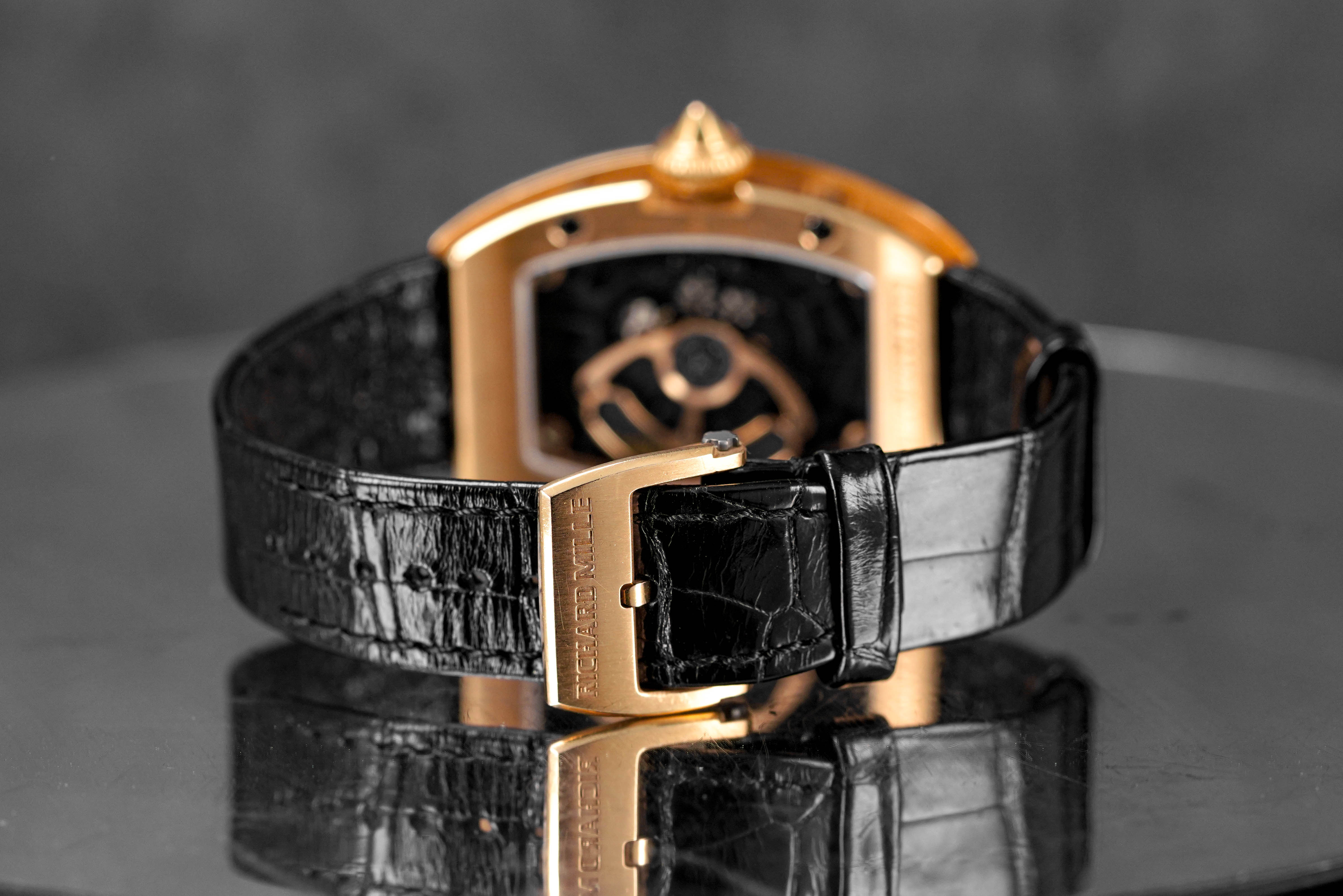 RM 007 ROSEGOLD DIAMOND (WATCH & BOX)