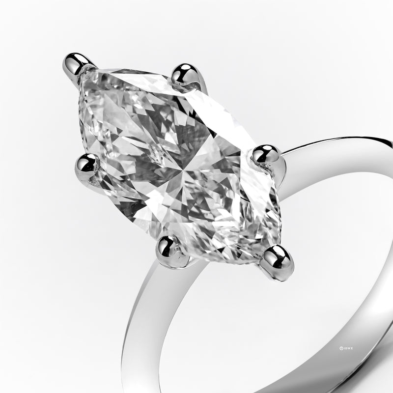 3CT MARQUISE BRILLIANT SOLITAIRE WHITEGOLD RING