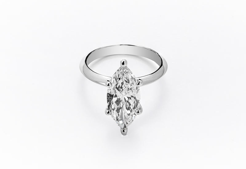 3CT MARQUISE BRILLIANT SOLITAIRE WHITEGOLD RING