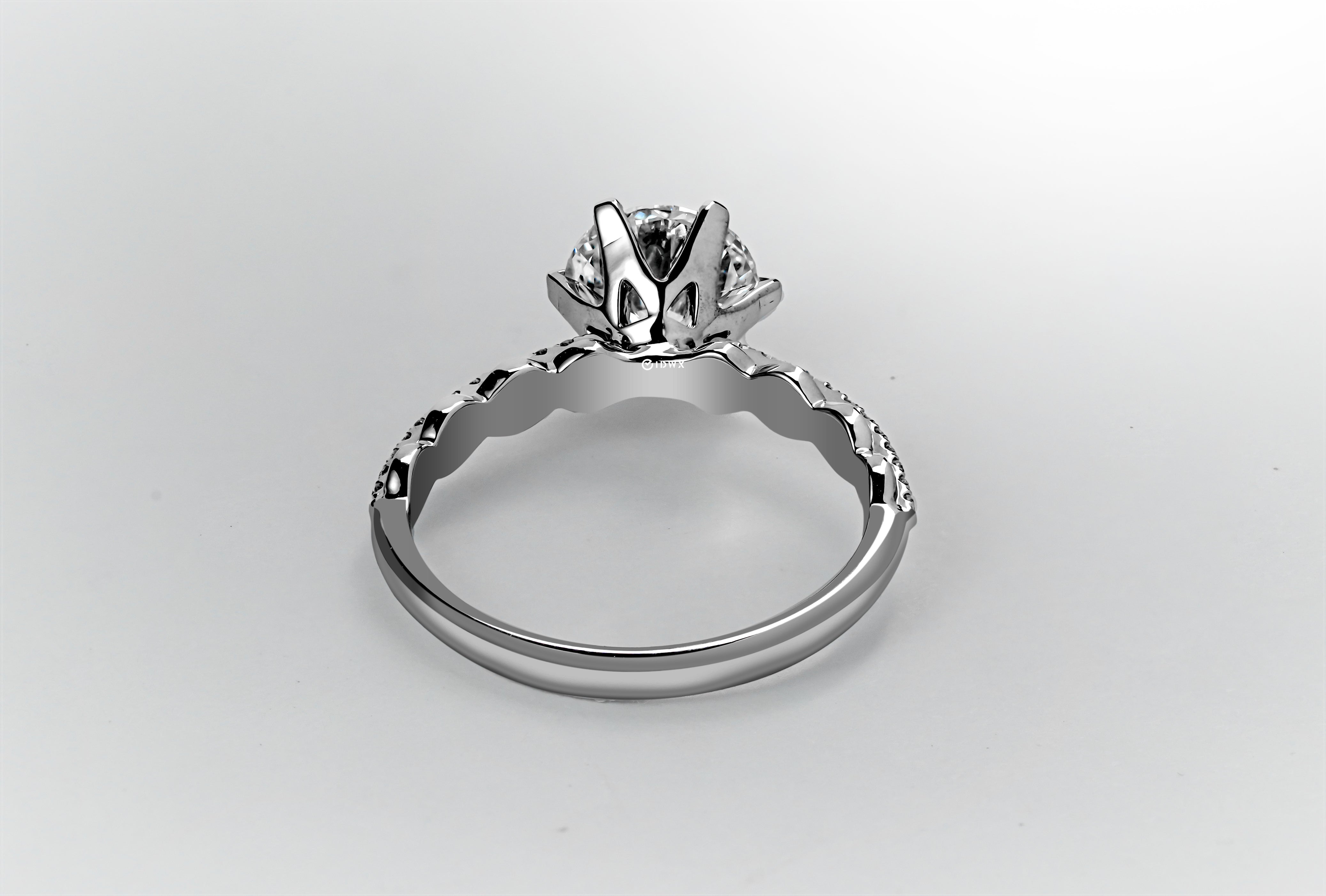 1.5CT ROUND BRILLIANT WHITEGOLD RING