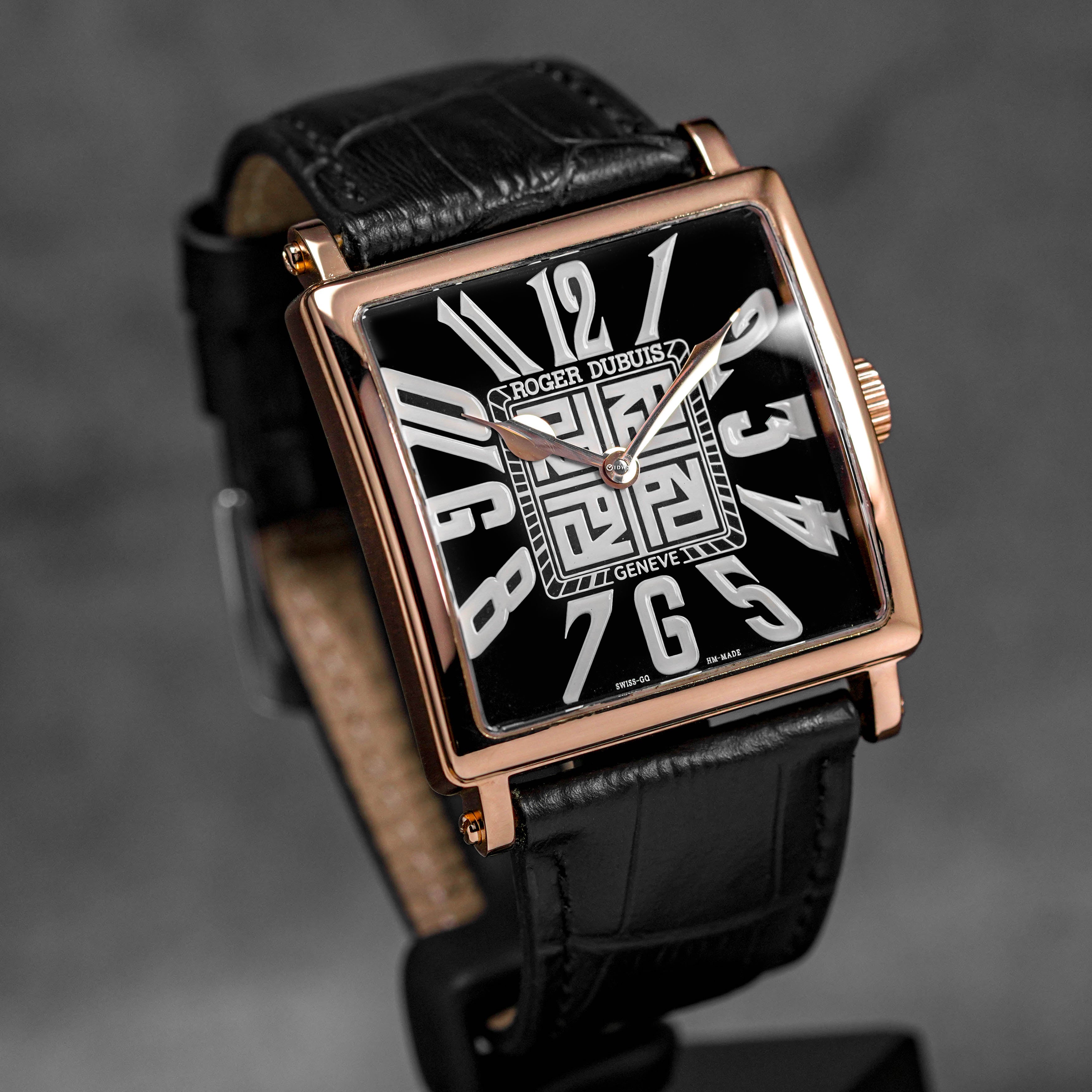 ROGER DUBUIS GOLDEN SQUARE 40MM ROSEGOLD LIMITED EDITION WATCH ONLY IDWX