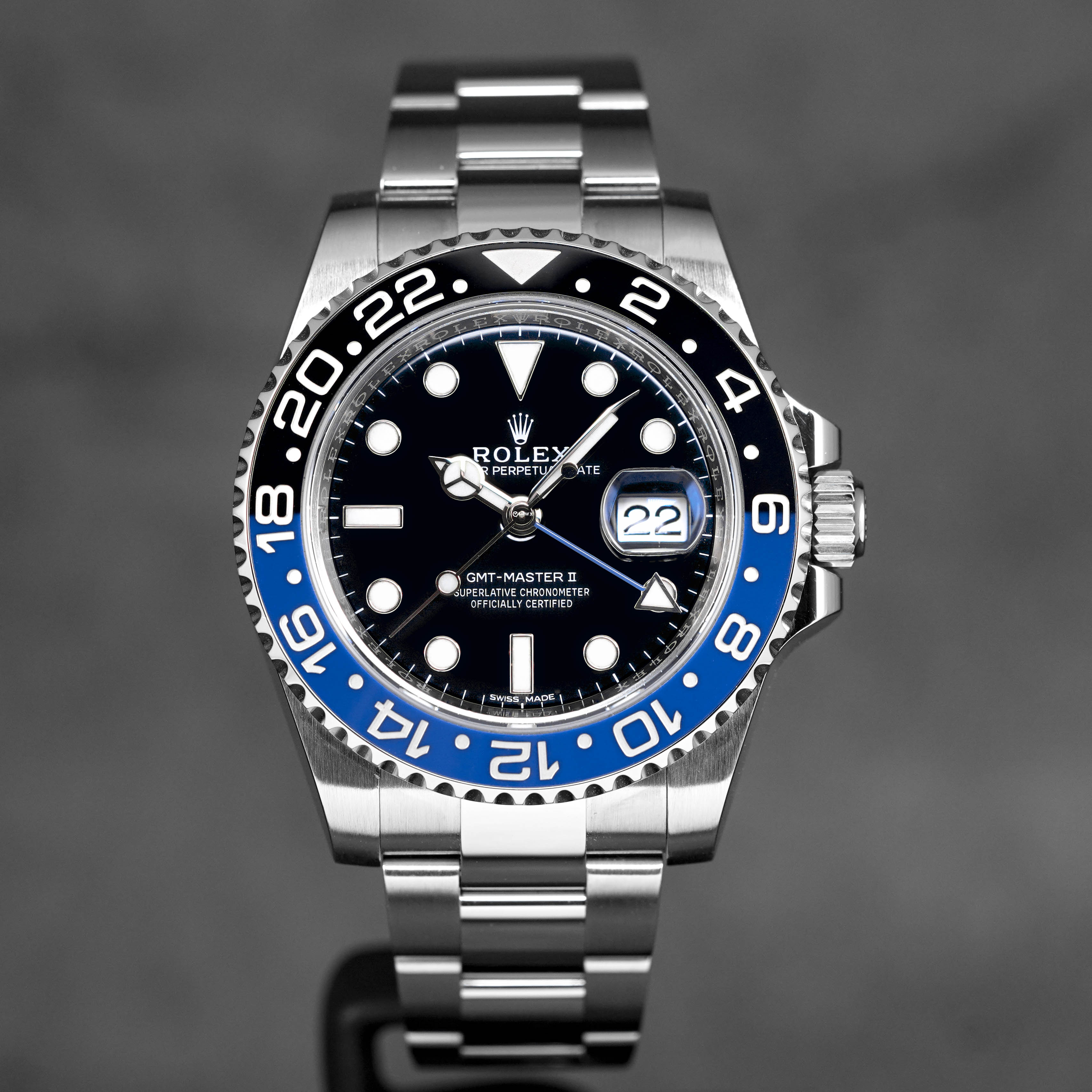 ROLEX GMT MASTER II BATMAN 2016 IDWX