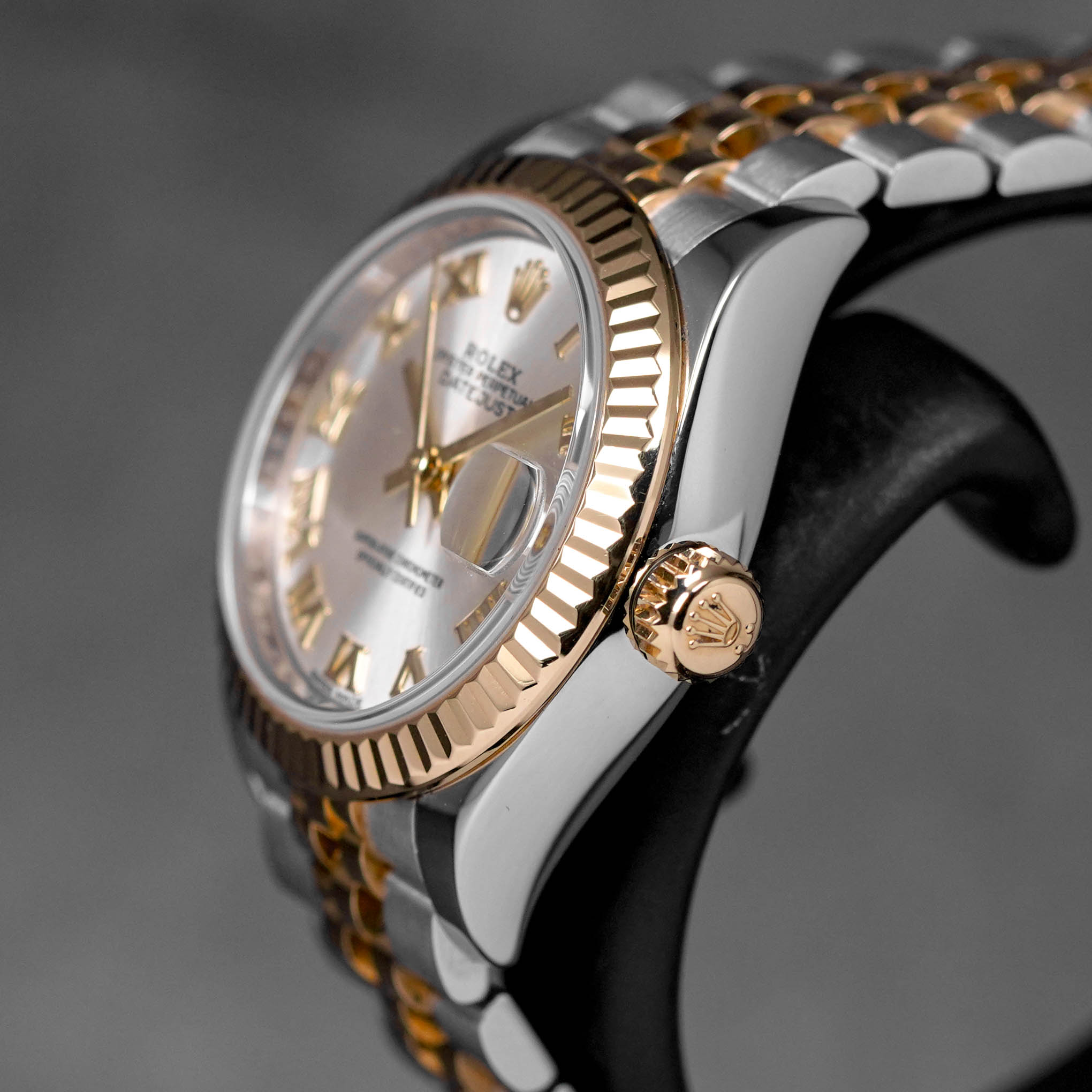 Harga Rolex Datejust 28 Yellowgold Silver Roman Indonesia
