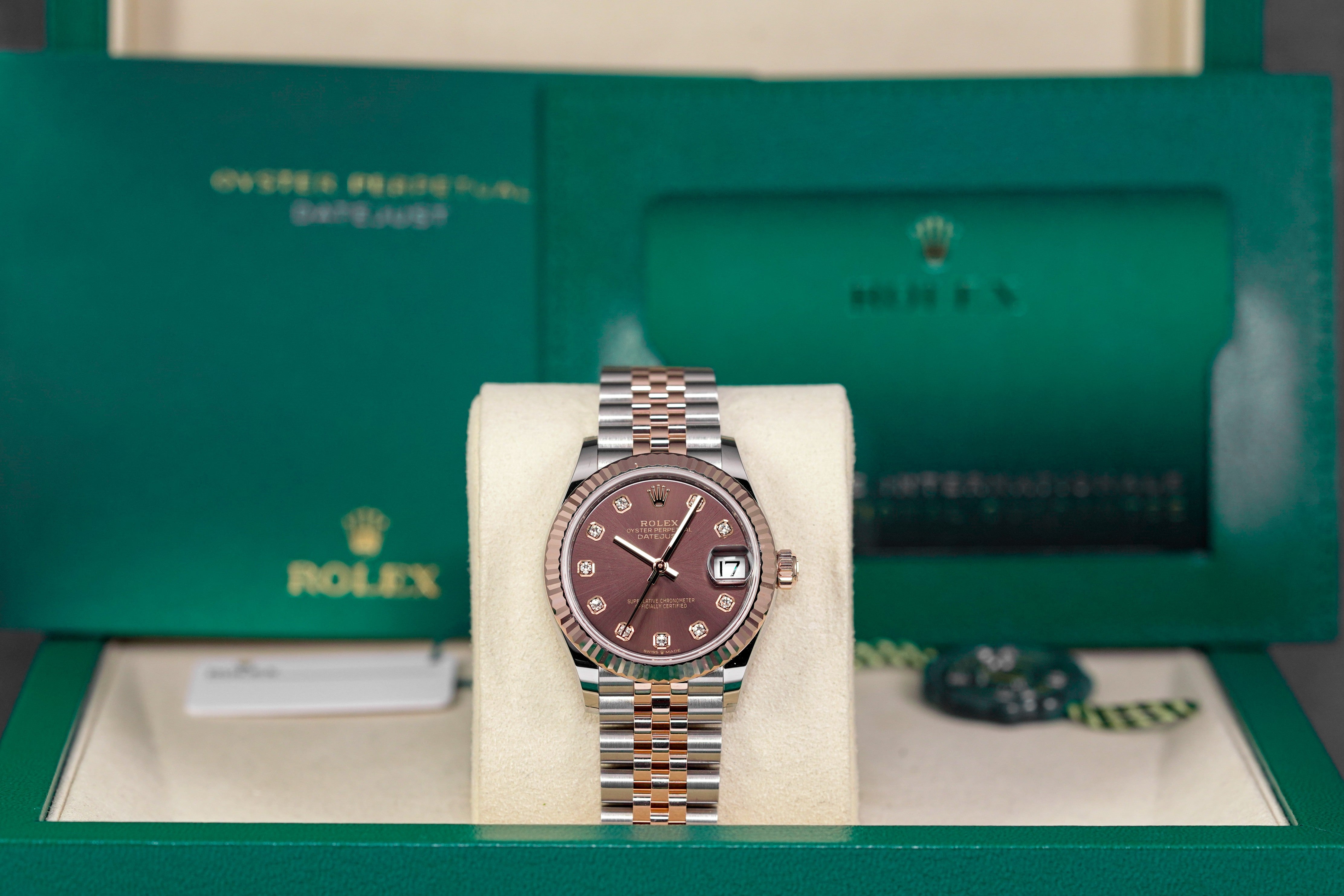 Harga Rolex Datejust 31 Rosegold Choco Diamond Indonesia