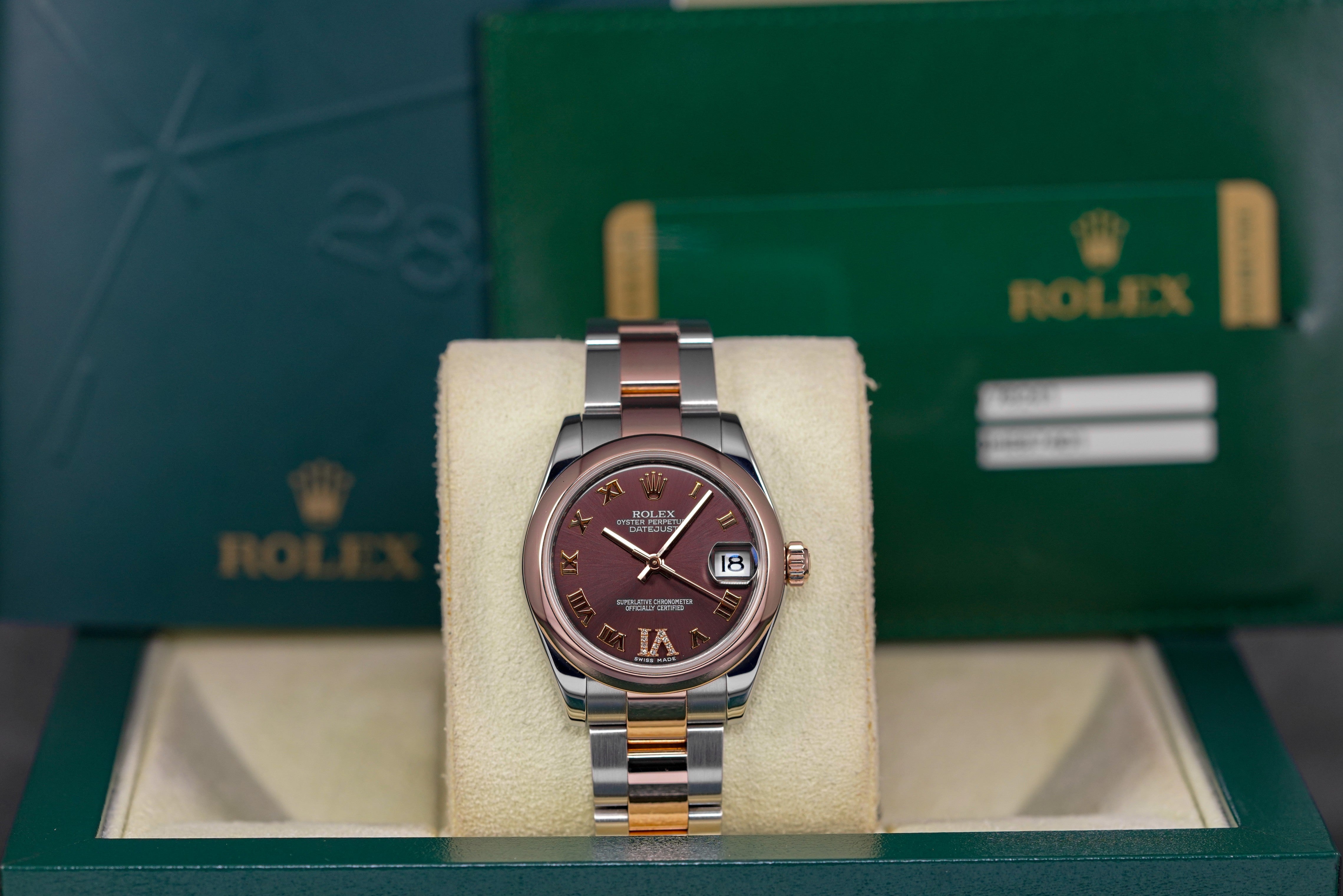 Harga Rolex Datejust 31 Rosegold Choco Indonesia