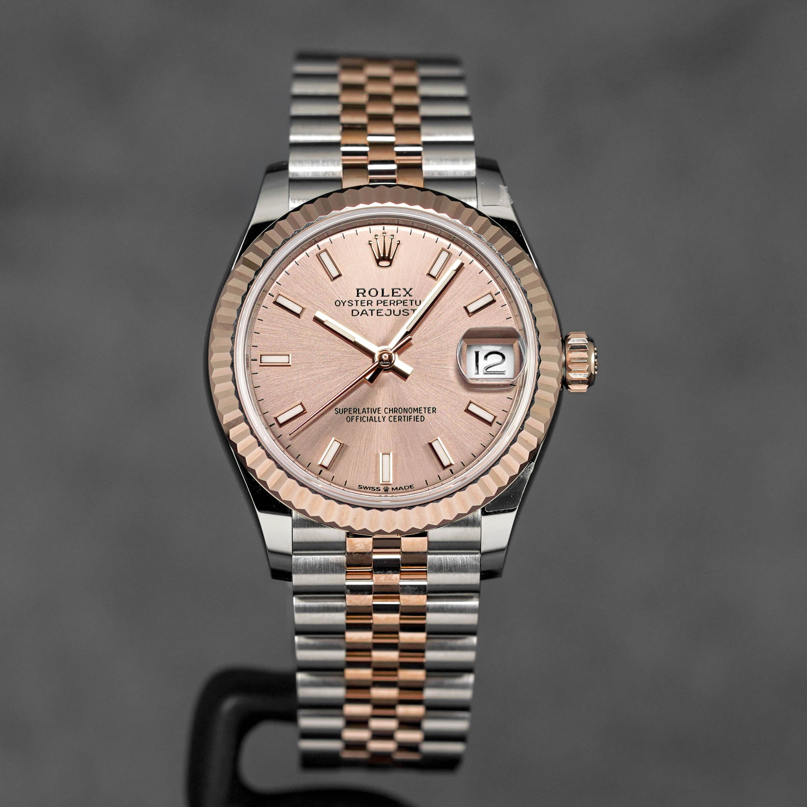 Harga Rolex Datejust 31 Twotone Rosegold Salmon Indonesia