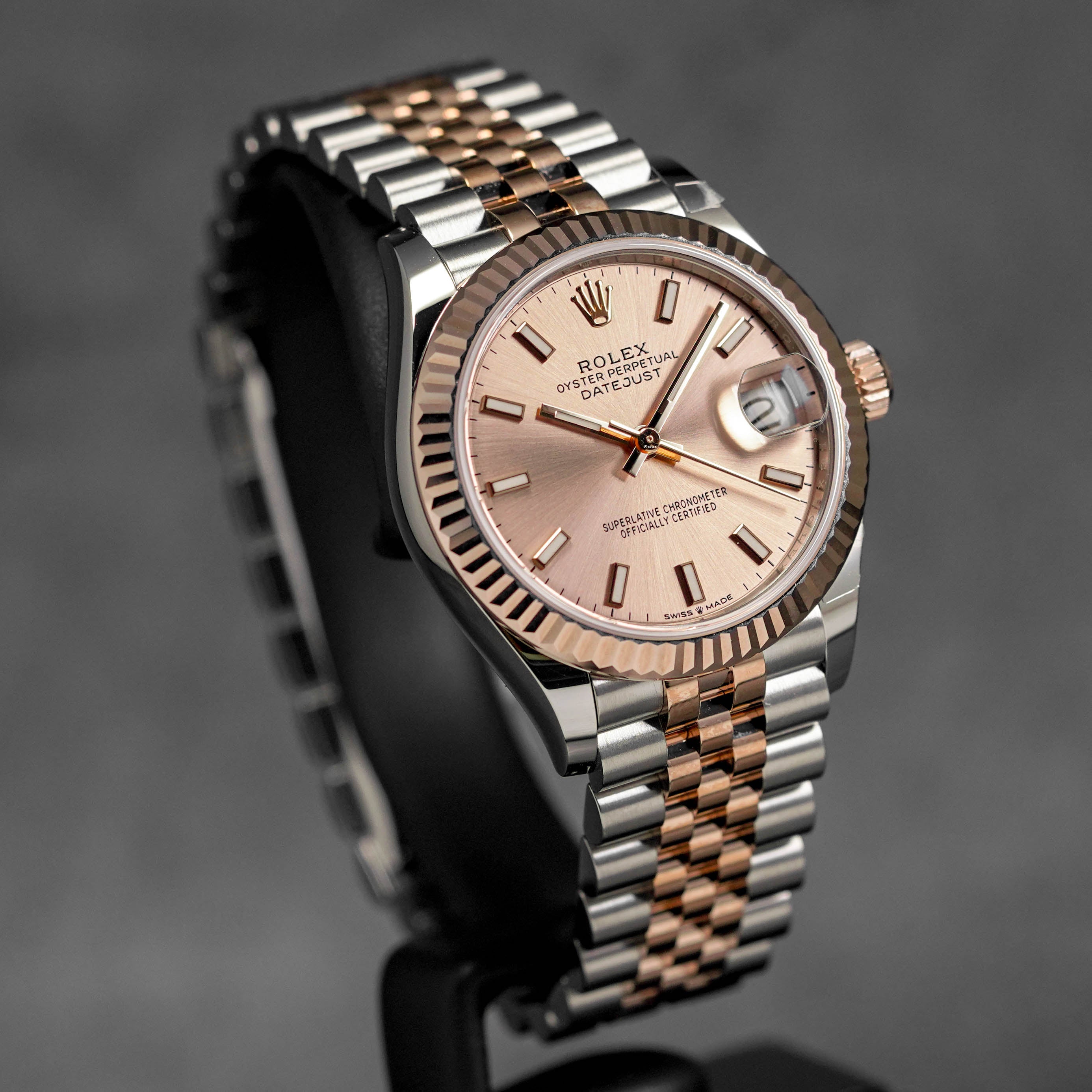 Harga Rolex Datejust 31 Twotone Rosegold Salmon Indonesia