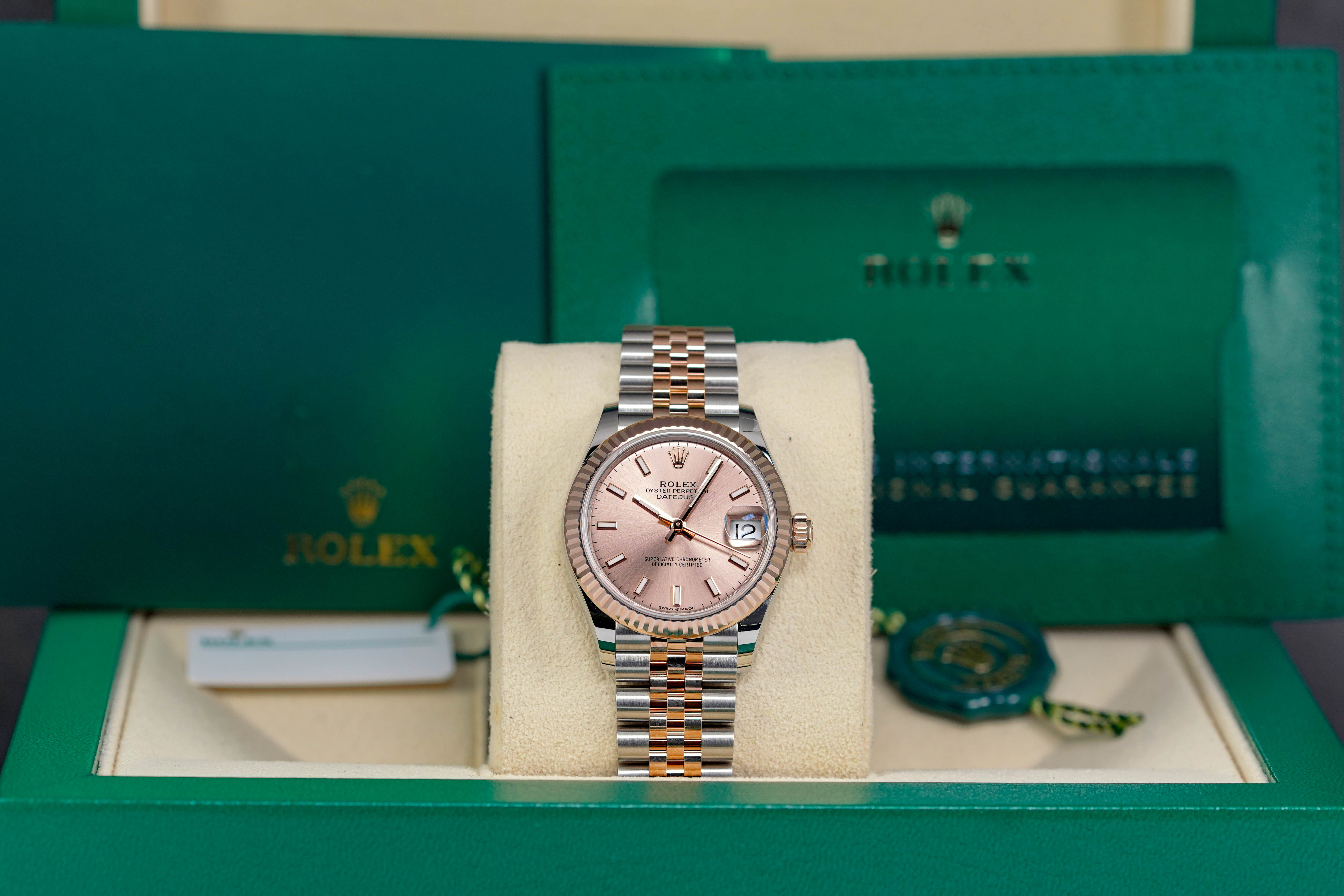 Harga Rolex Datejust 31 Twotone Rosegold Salmon Indonesia