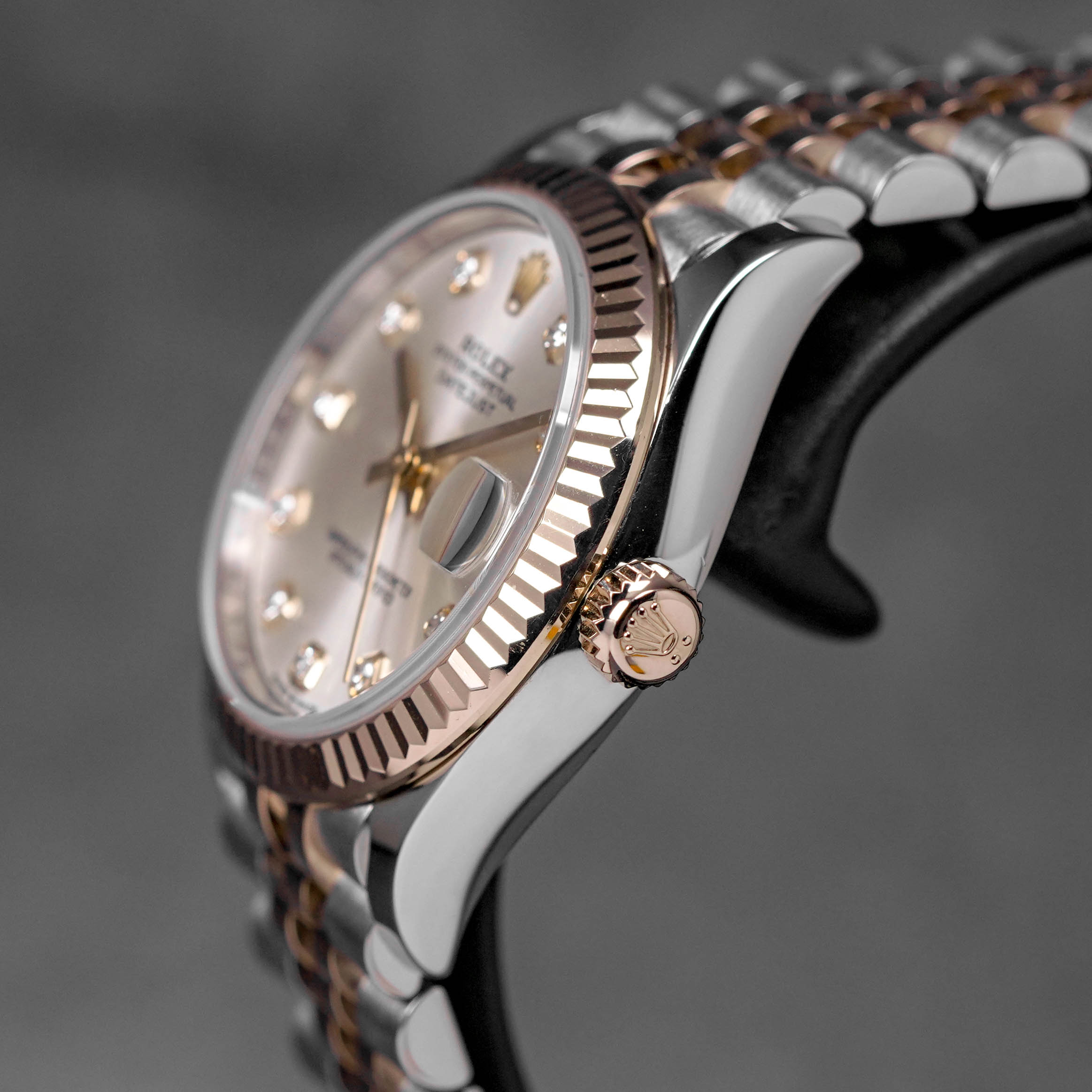 Harga Rolex Datejust 31 Twotone Rosegold Silver Diamond Indonesia