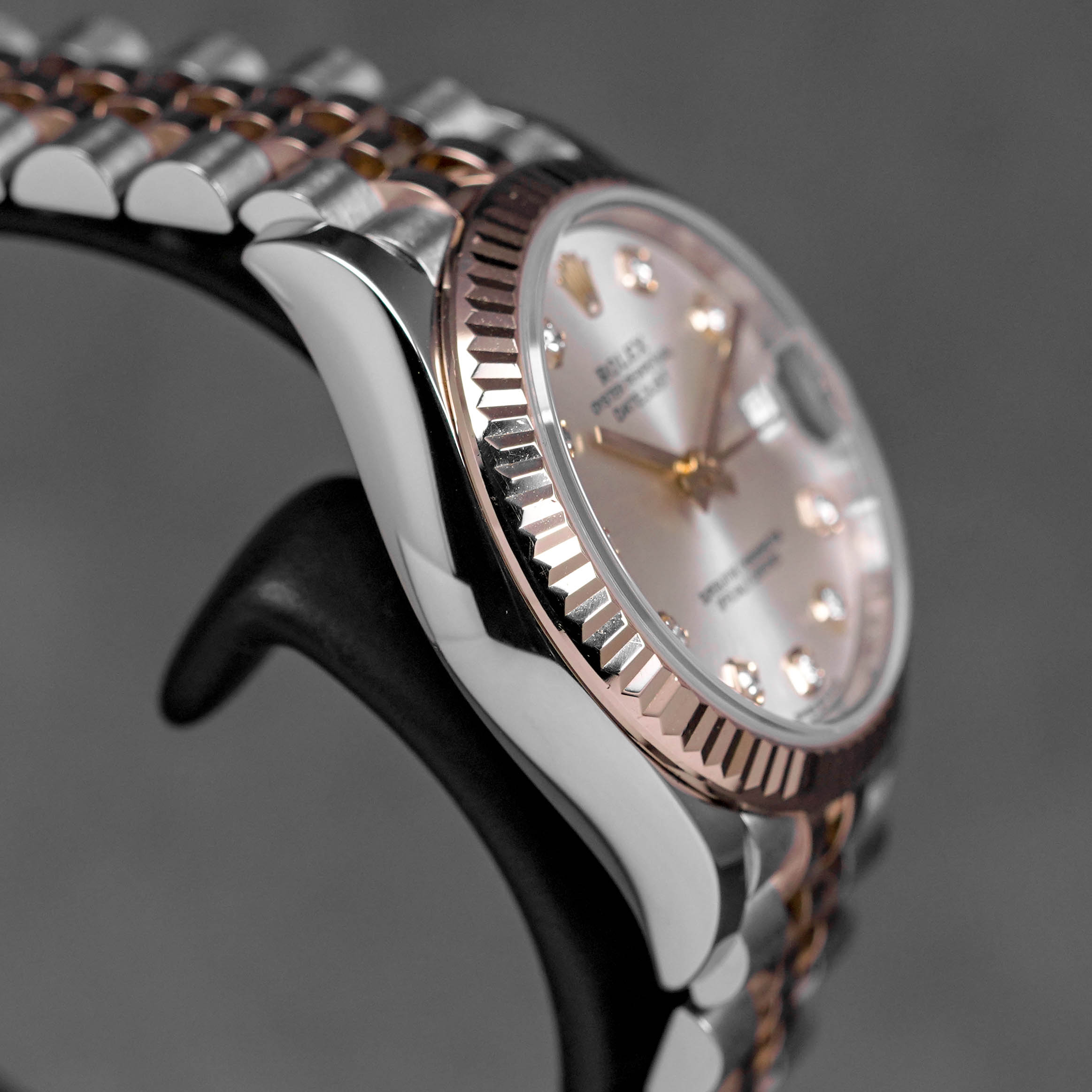 Harga Rolex Datejust 31 Twotone Rosegold Silver Diamond Indonesia
