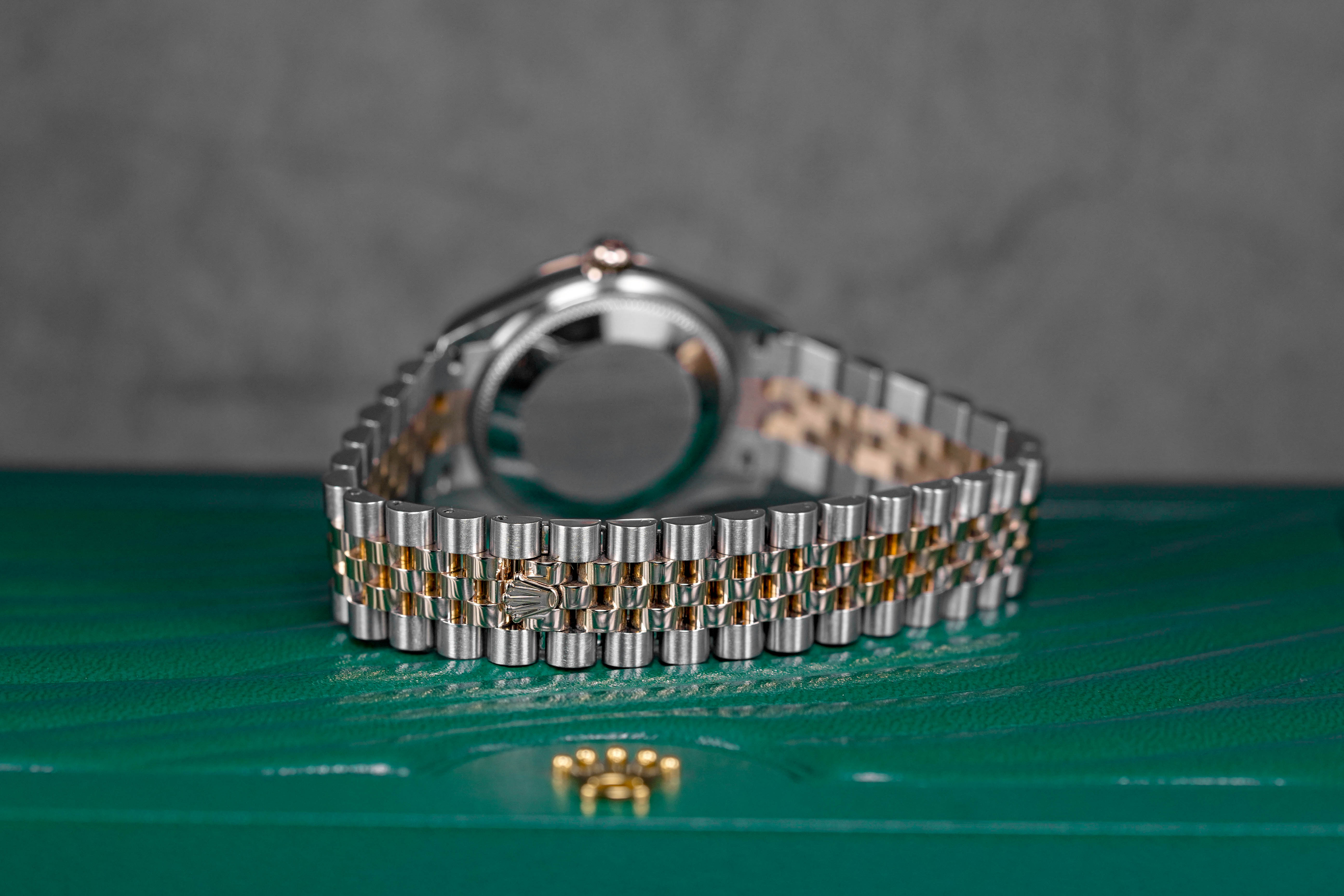 Harga Rolex Datejust 31 Twotone Rosegold Silver Diamond Indonesia