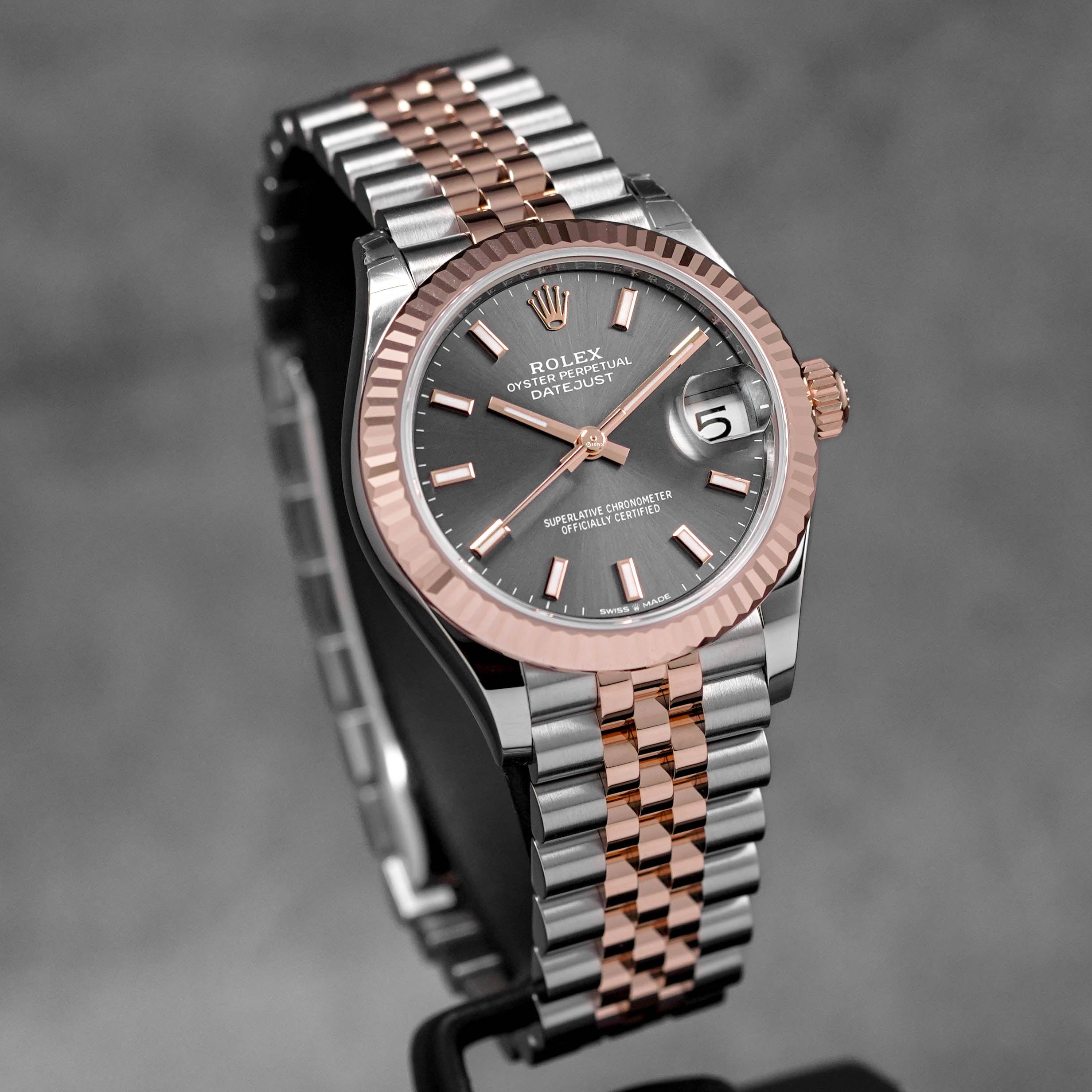 DATEJUST 31MM TWOTONE ROSEGOLD RHODIUM DIAL (2026)