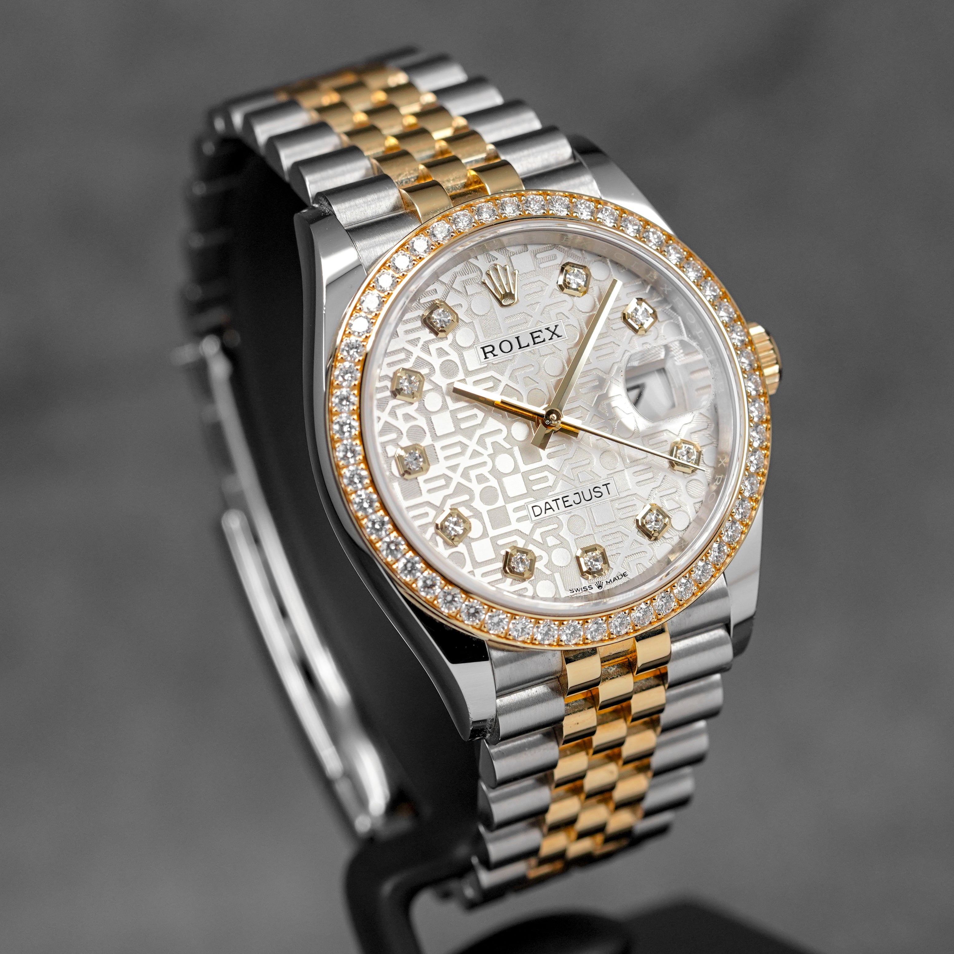 Harga Rolex Datejust 36 Silver Computerized Diamond Indonesia