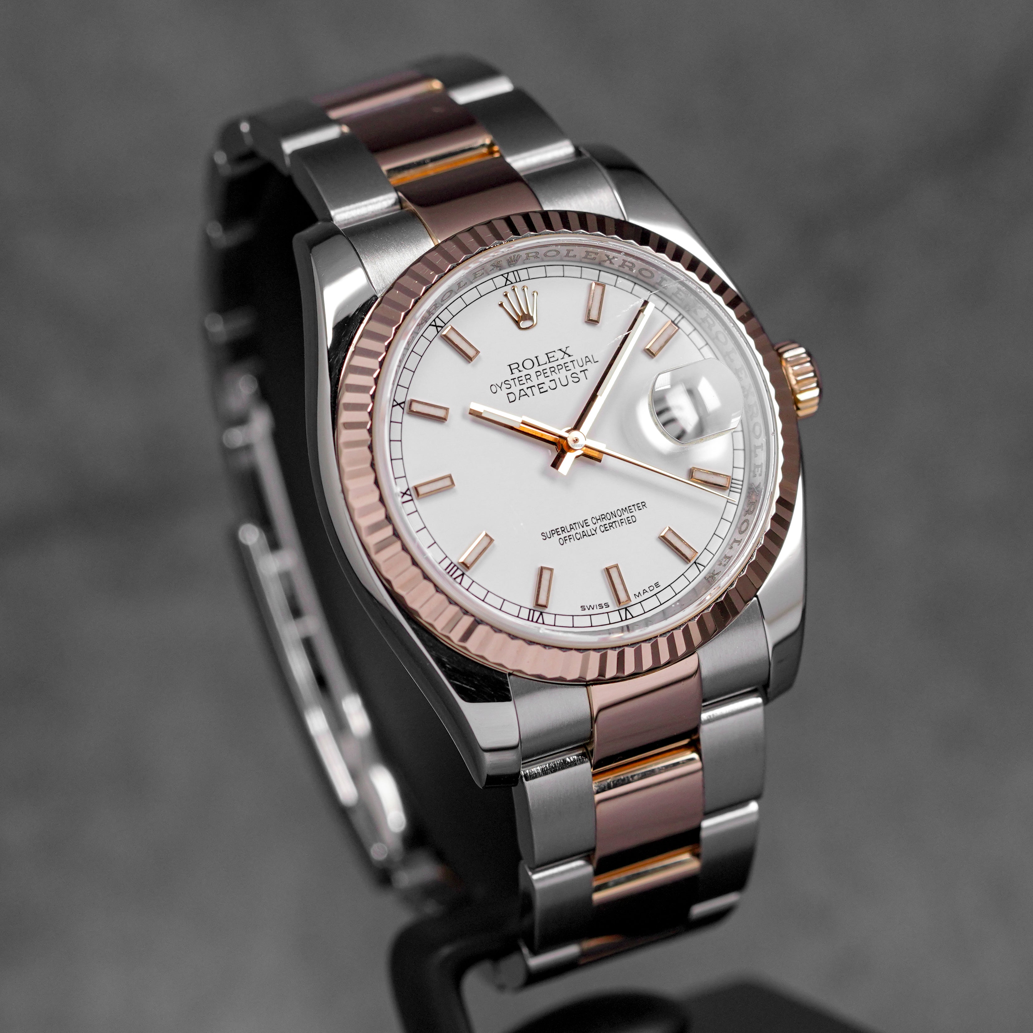 Harga Rolex Datejust 36 Twotone Rosegold White Indonesia