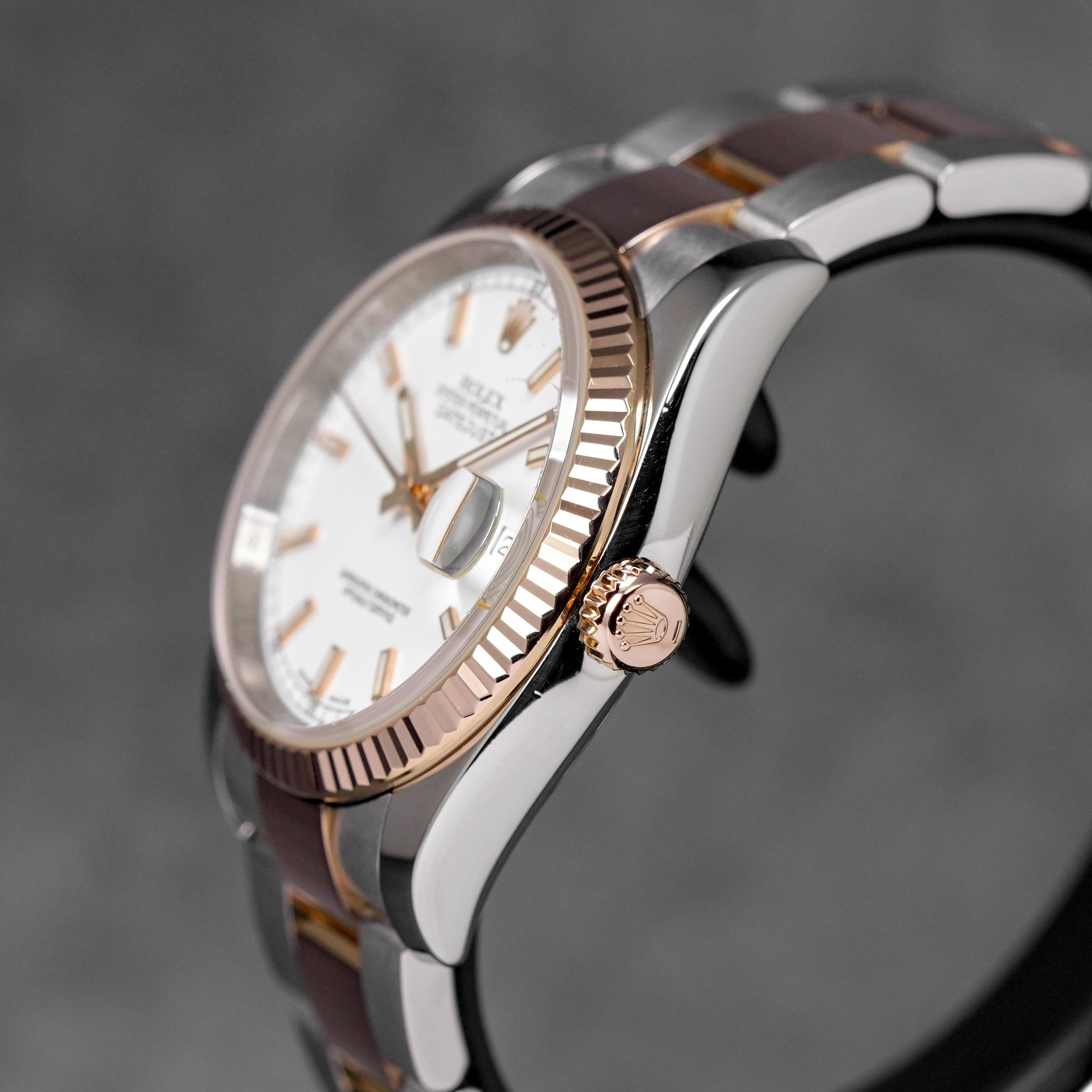 Harga Rolex Datejust 36 Twotone Rosegold White Indonesia