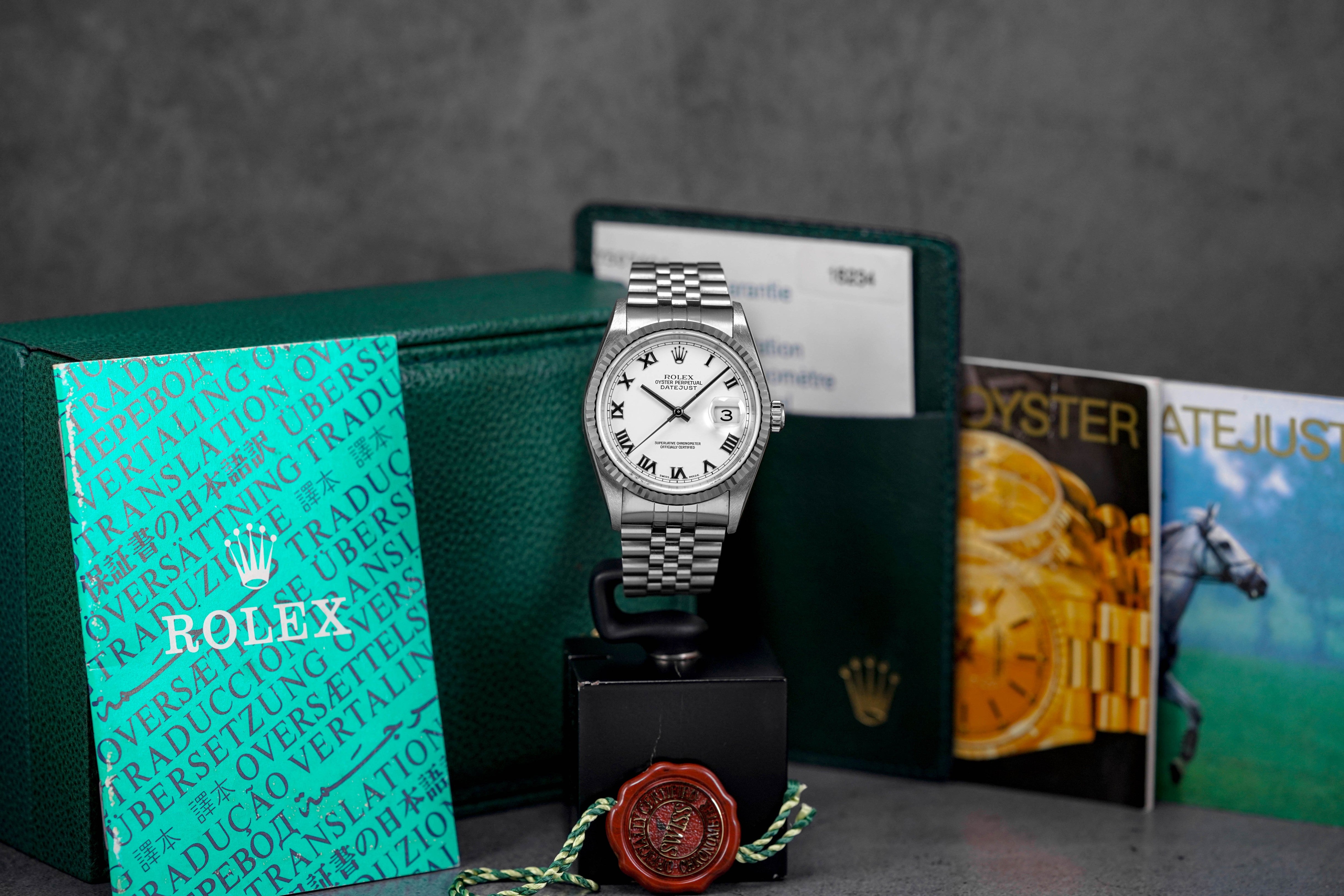 Harga Rolex Datejust 36mm White Roman Indonesia