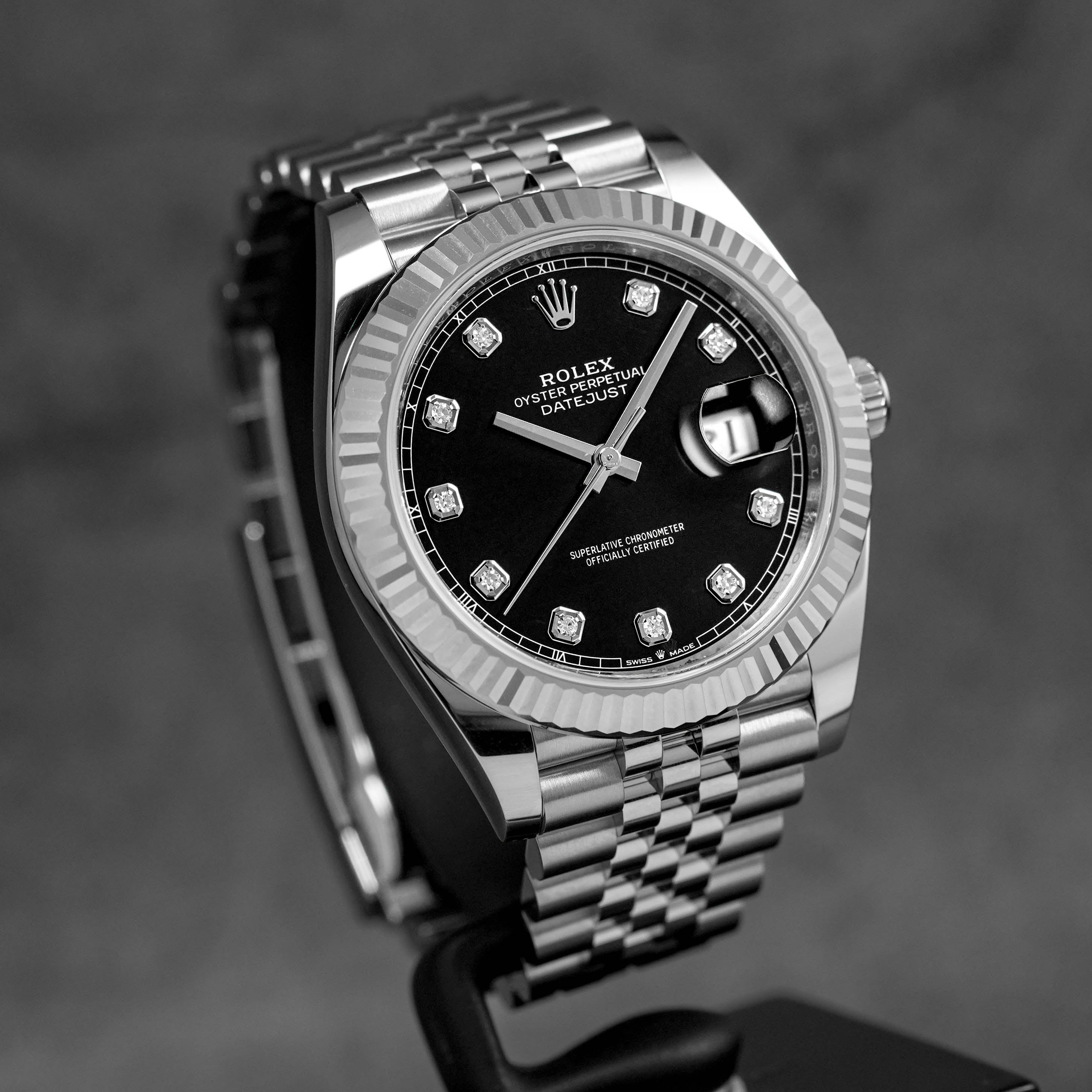 DATEJUST 41MM BLACK DIAMOND DIAL (2025)