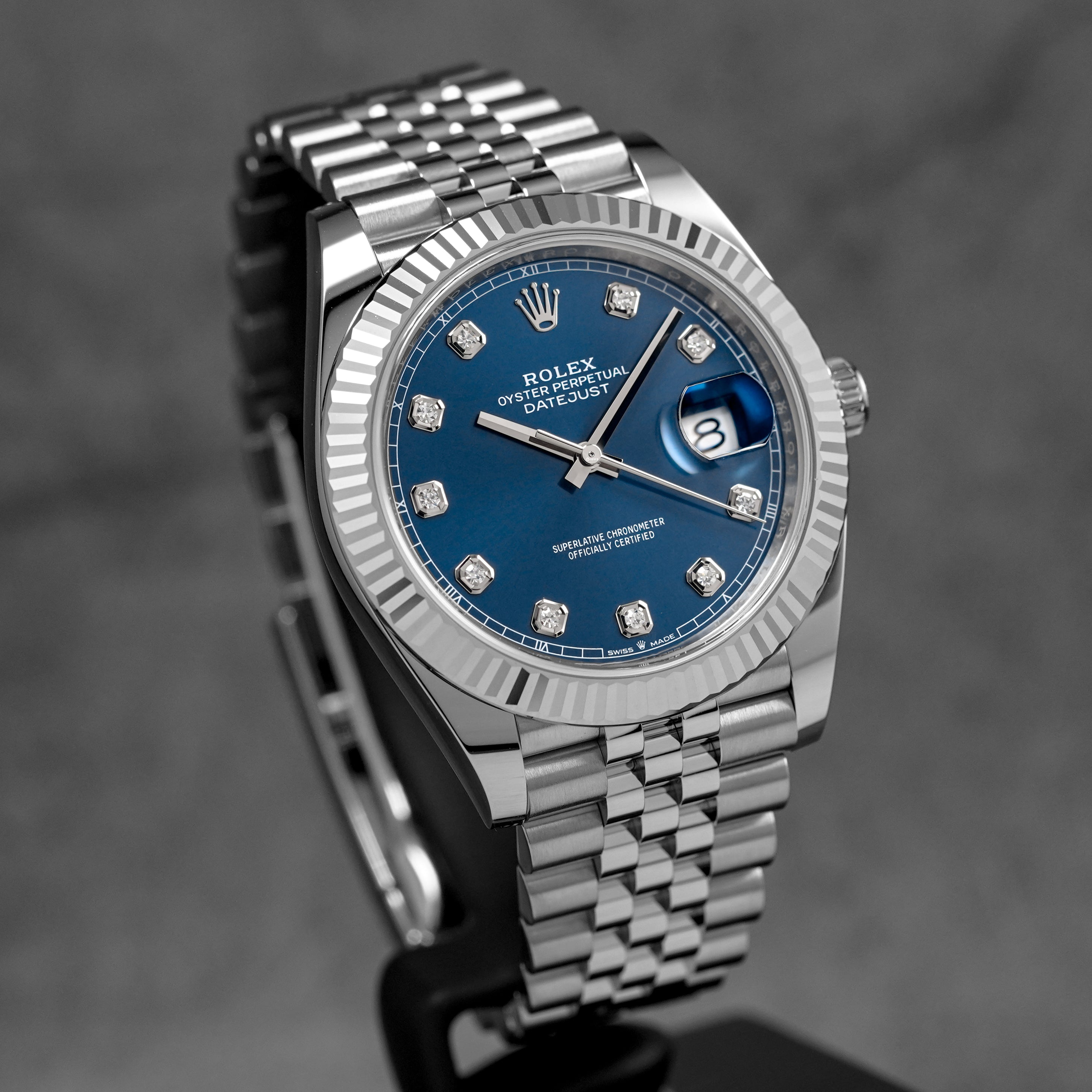DATEJUST 41MM BLUE DIAMOND DIAL (2025)