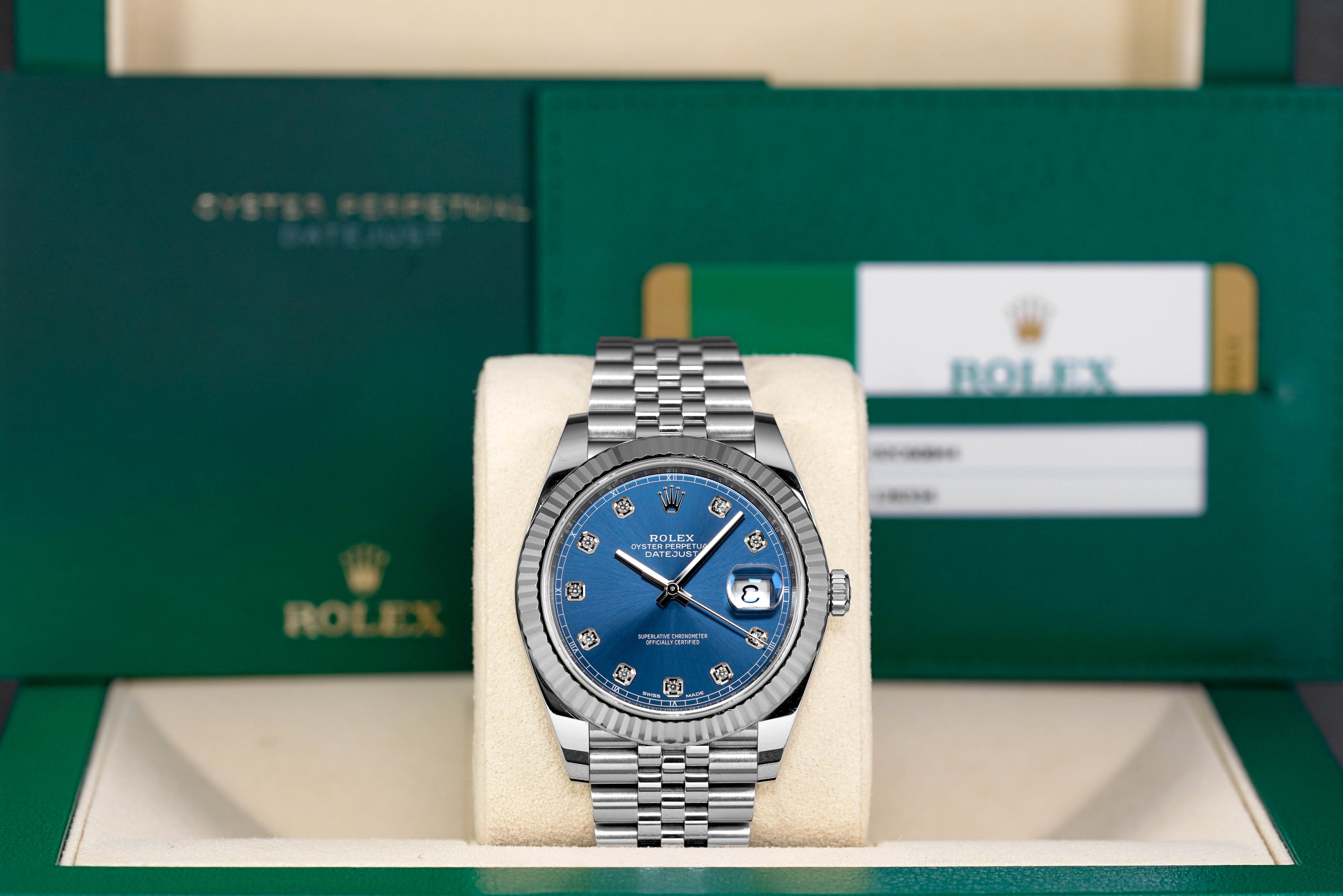 Harga Rolex Datejust 41 Blue Diamond Indonesia