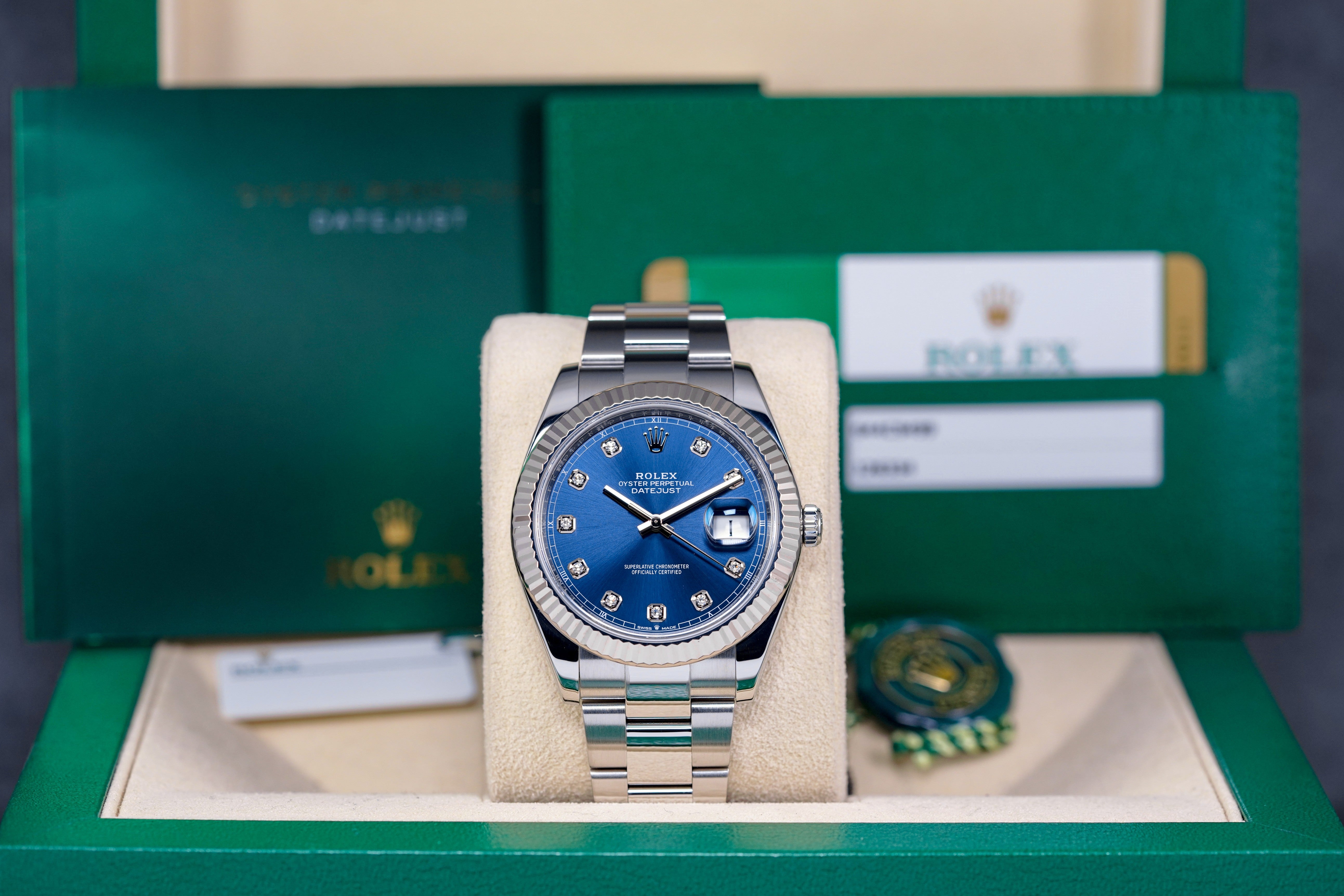 Harga Rolex Datejust 41 Blue Diamond Indonesia
