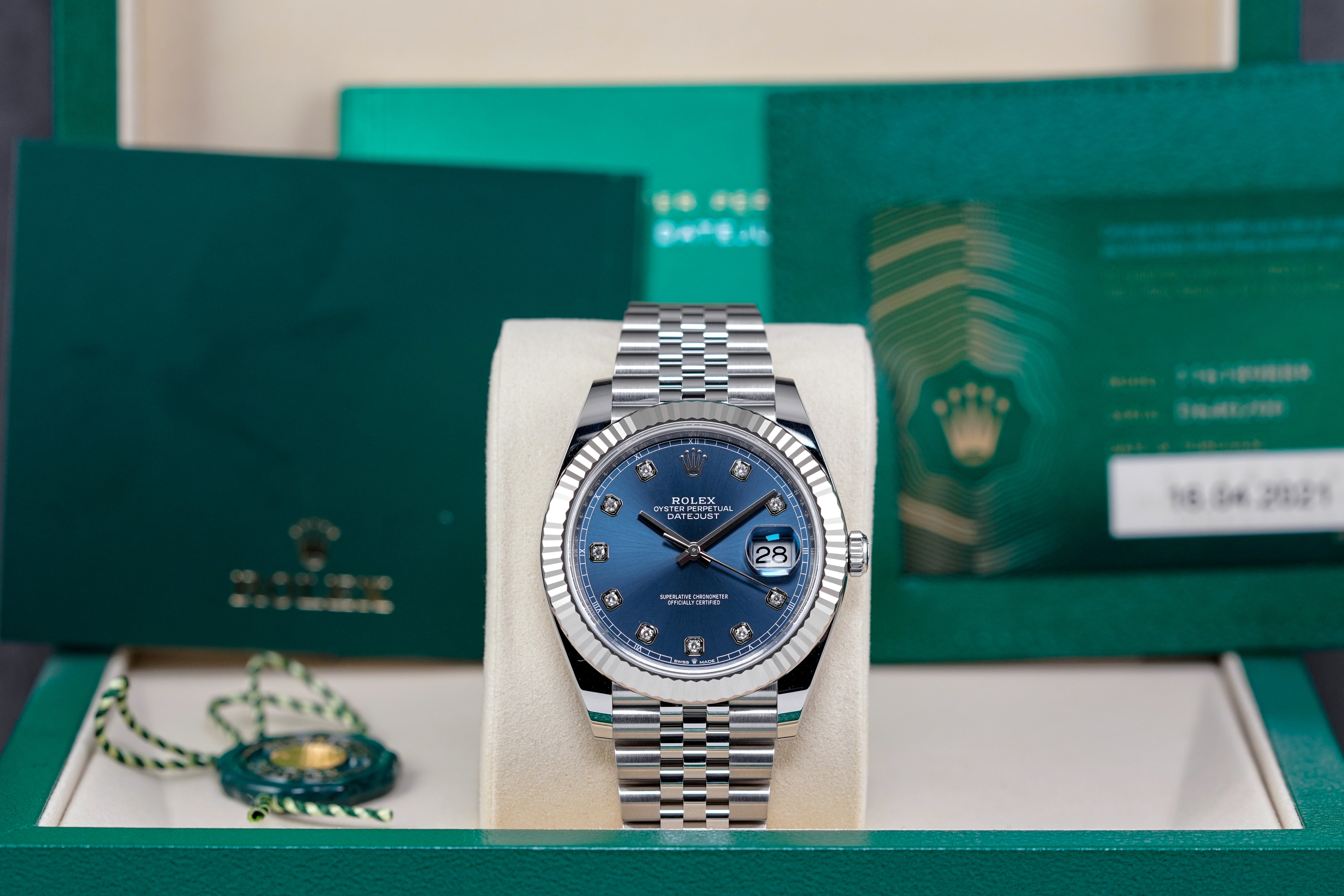 Harga Rolex Datejust 41 Blue Diamond Indonesia