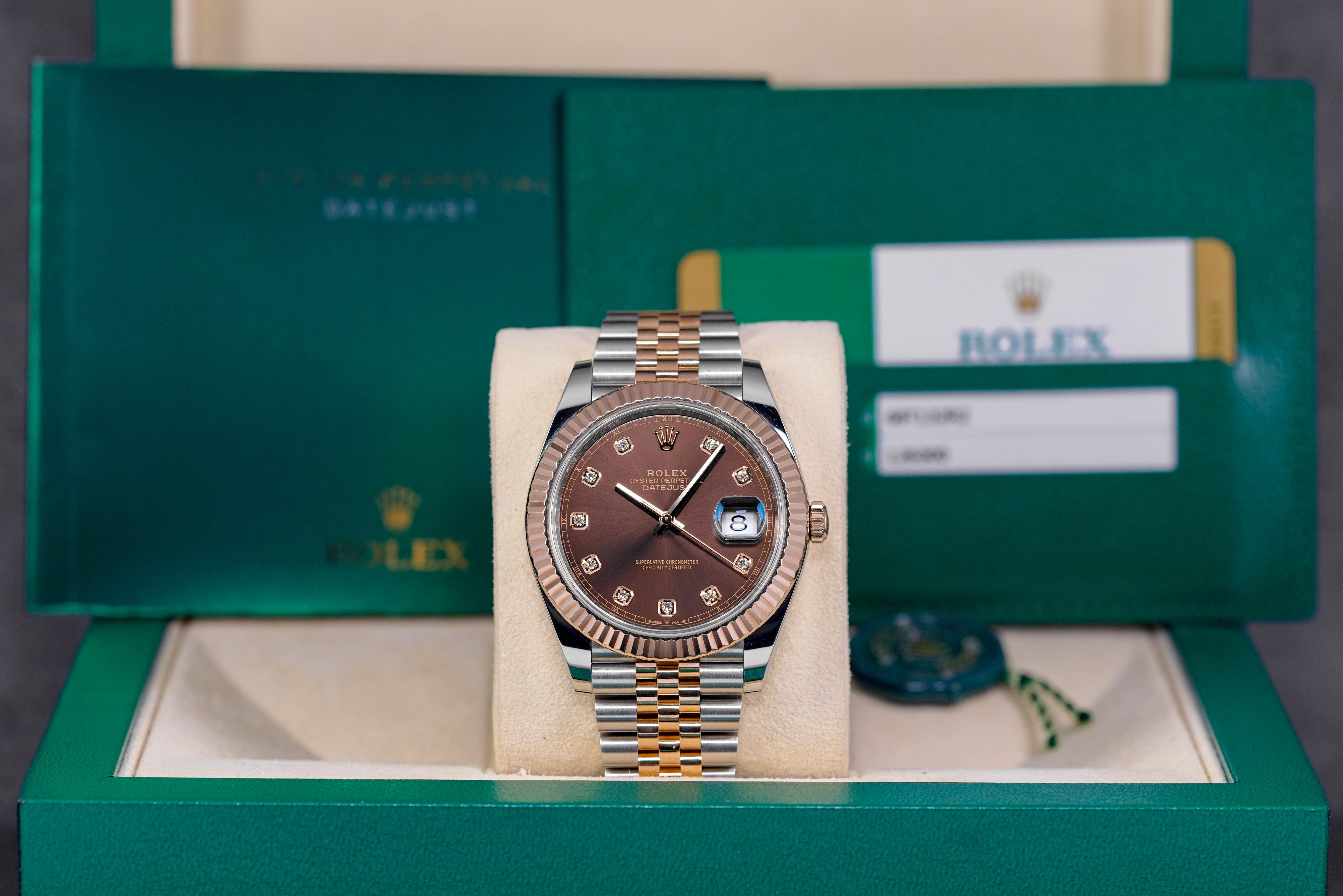 Harga Rolex Datejust 41 Choco Diamond Indonesia