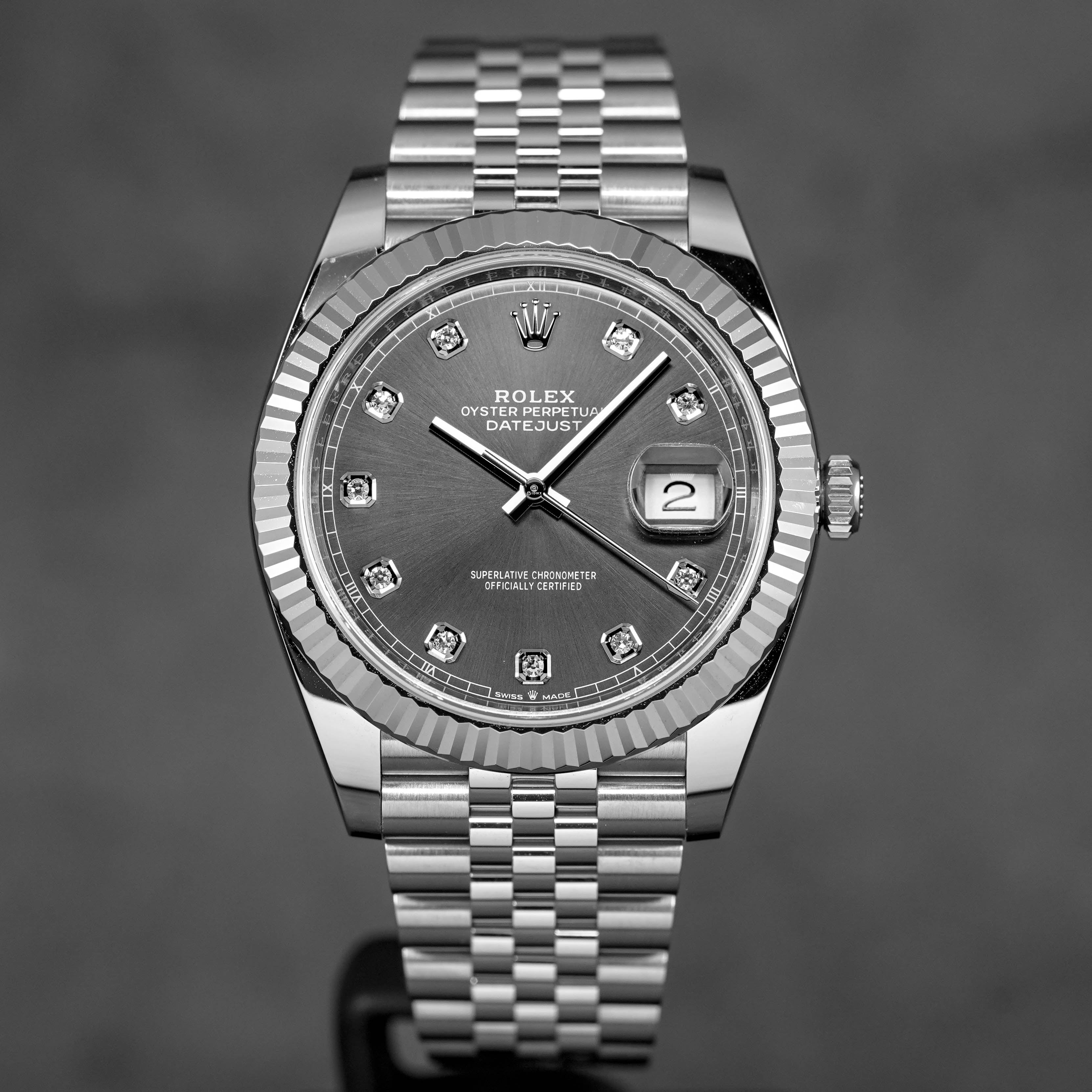 Harga Rolex Datejust 41mm Rhodium Diamond Indonesia