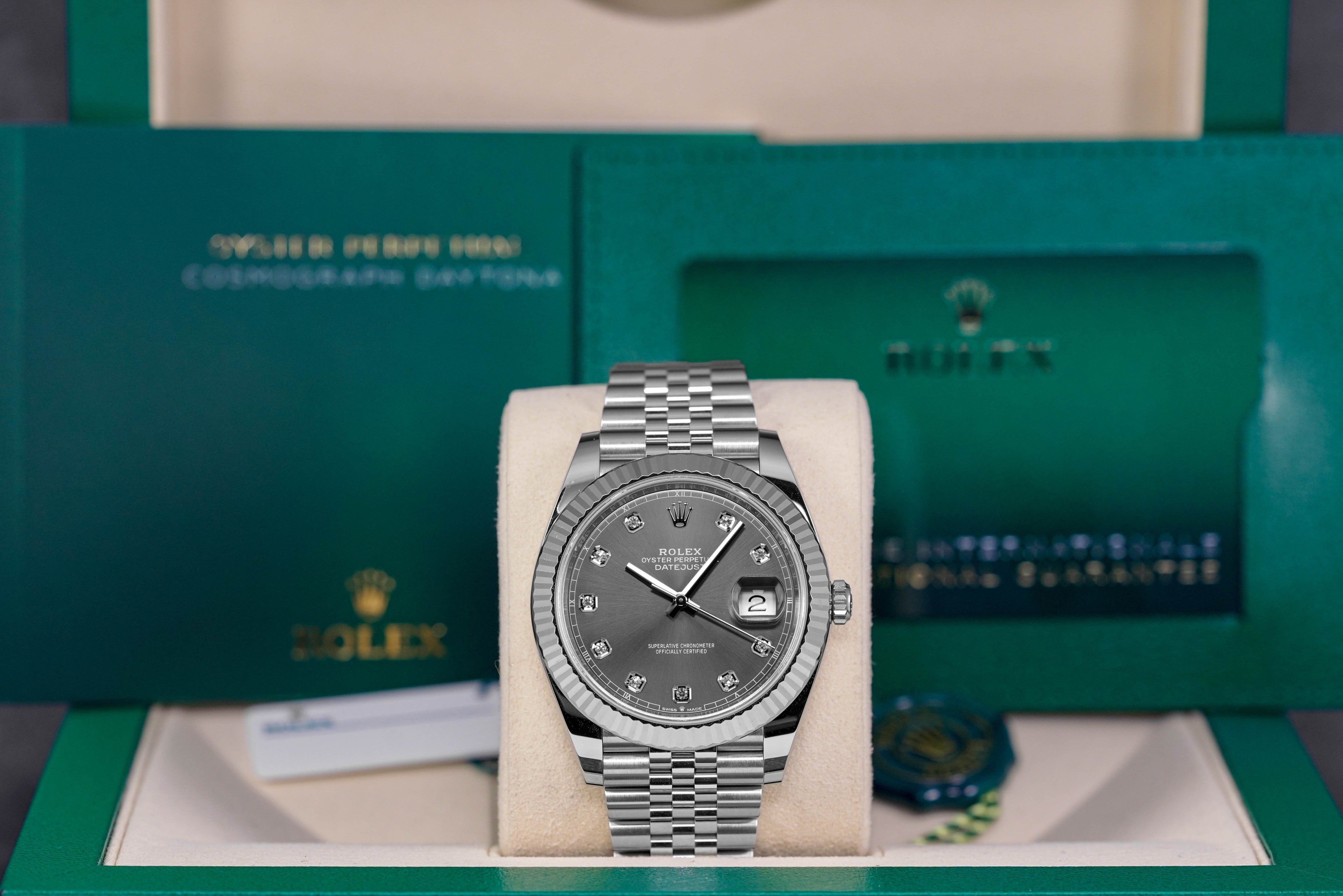 Harga Rolex Datejust 41mm Rhodium Diamond Indonesia