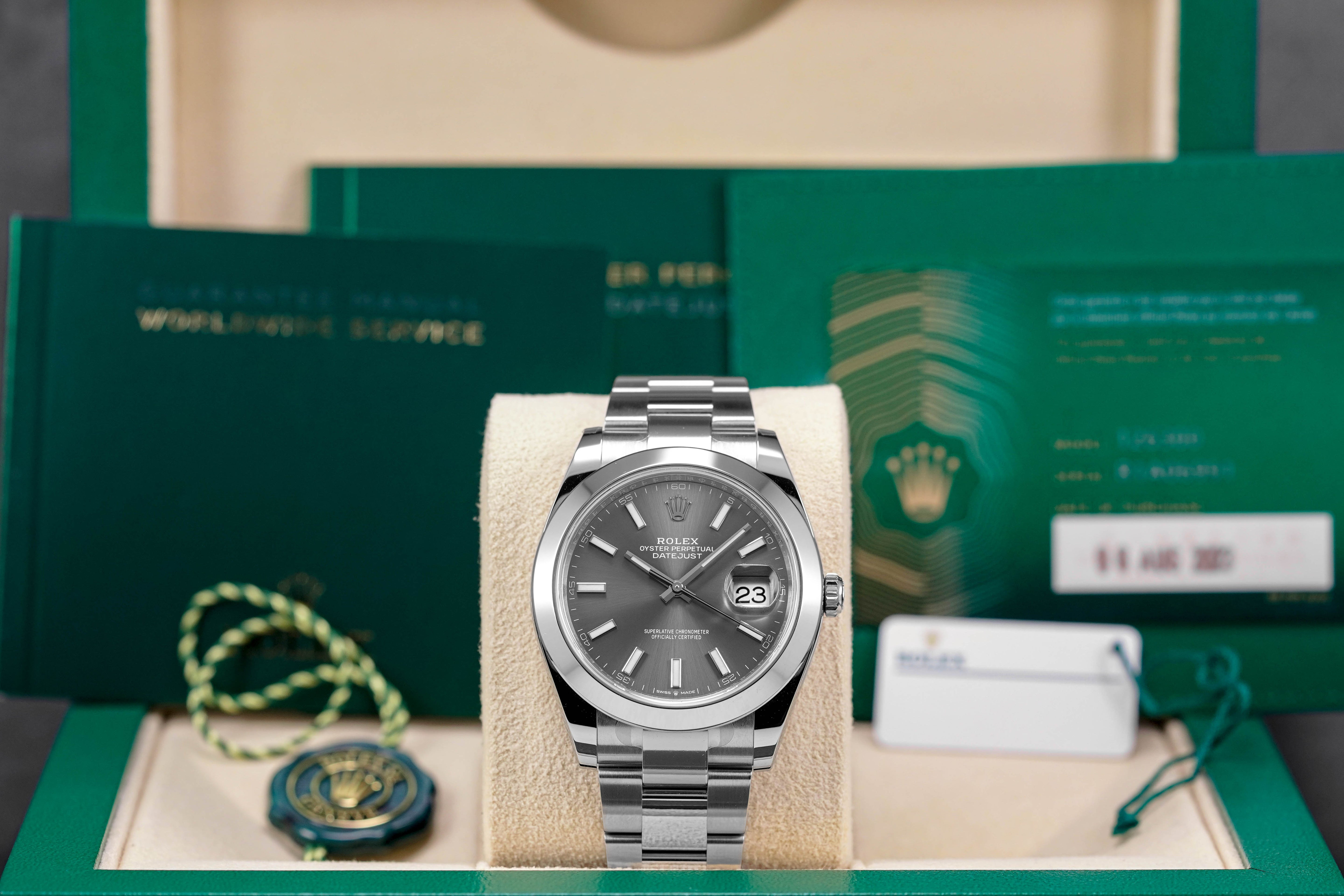 Harga Rolex Datejust 41 Rhodium Indonesia