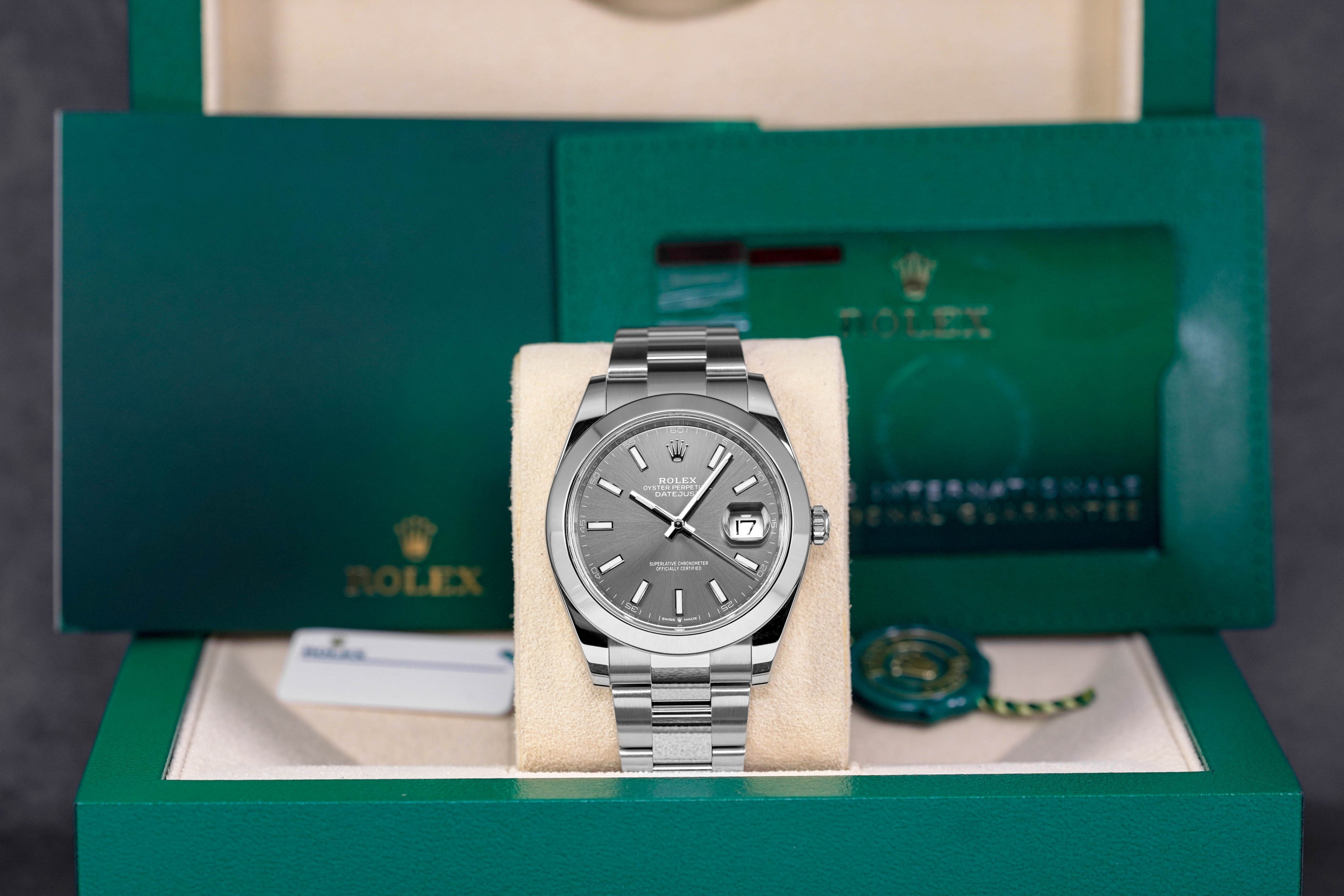 Harga Rolex Datejust 41 Rhodium Indonesia