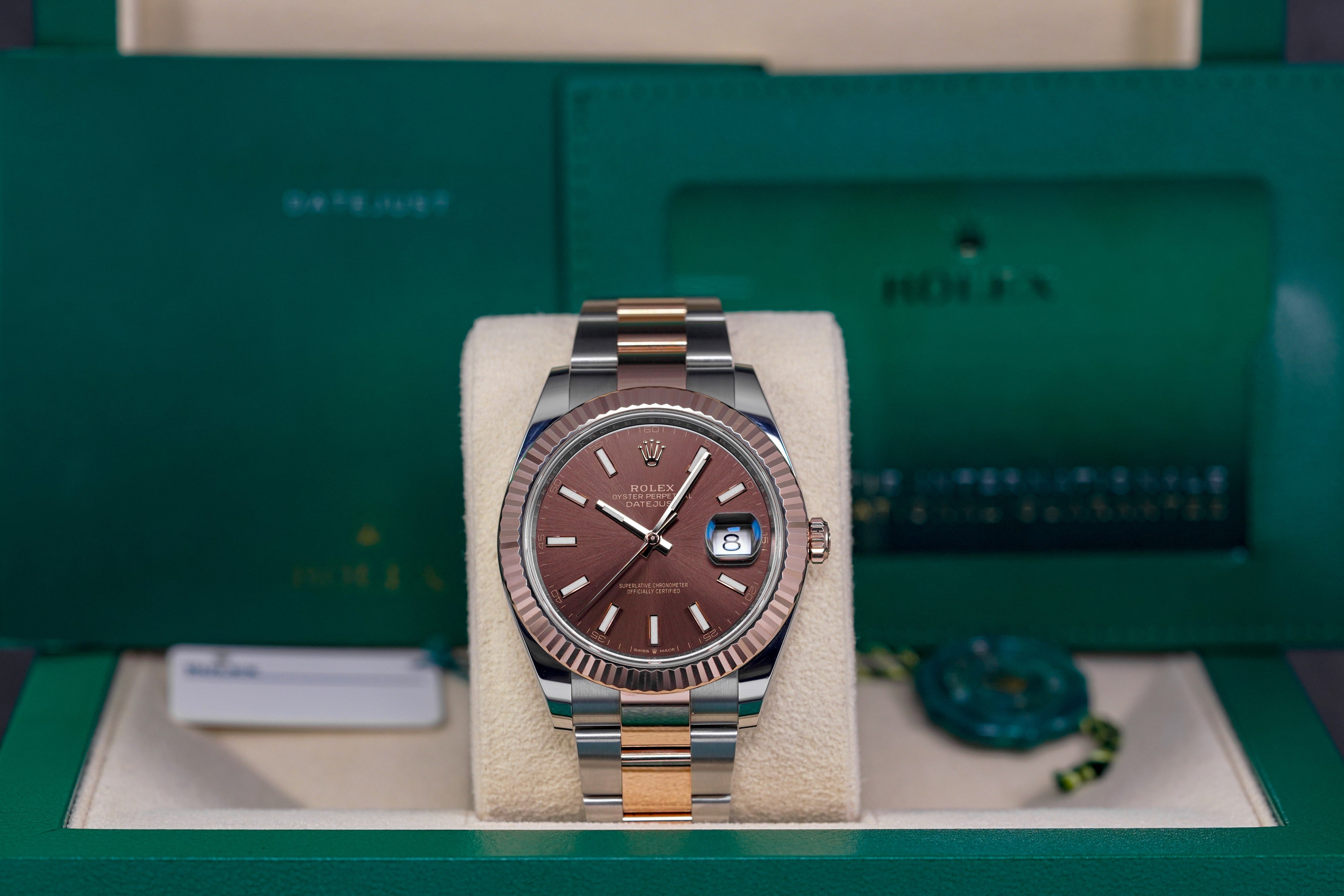 Harga Rolex Datejust 41 Twotone Rosegold Choco Indonesia