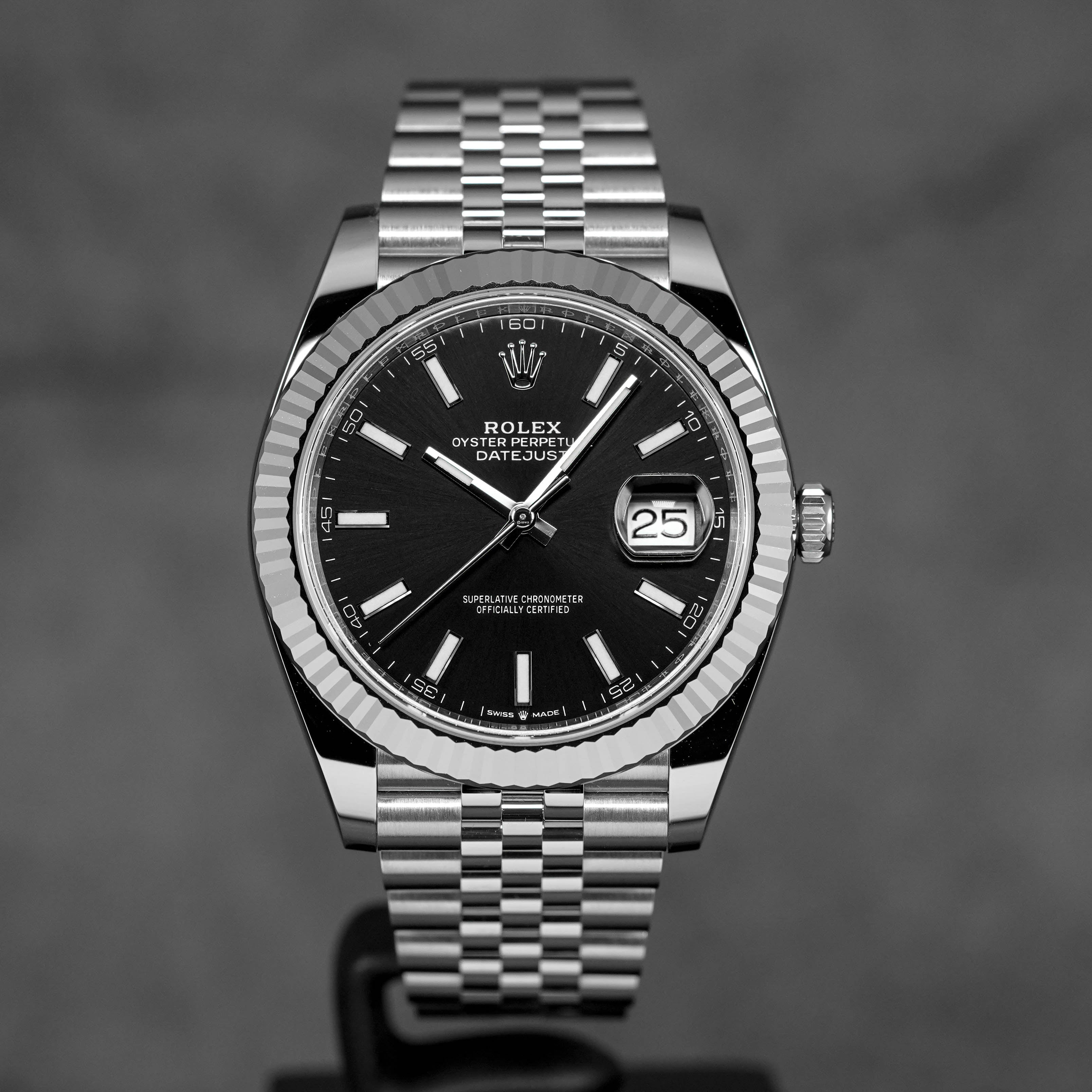 DATEJUST 41MM BLACK DIAL (2025)