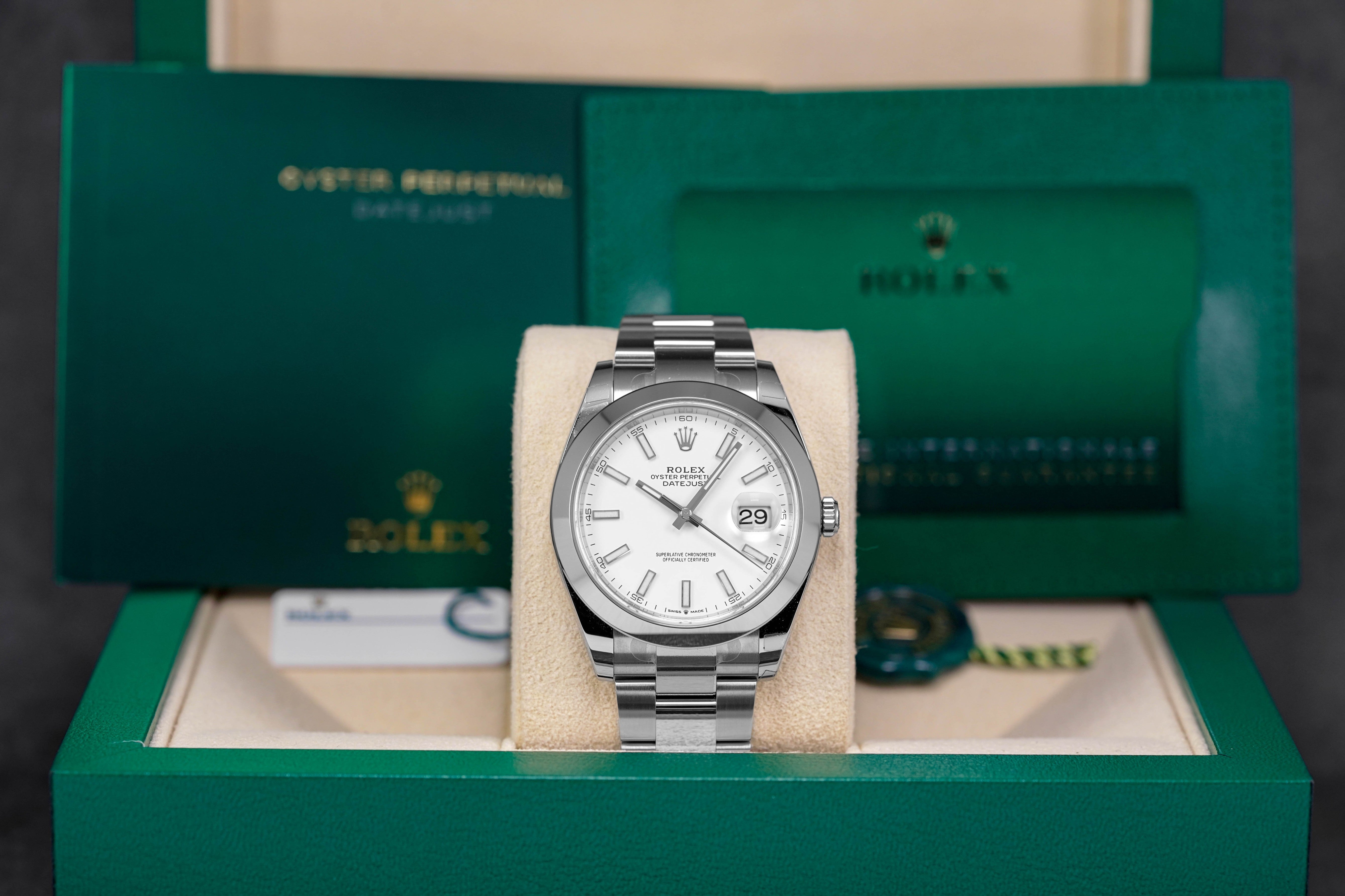 Harga Rolex Datejust 41mm White Indonesia