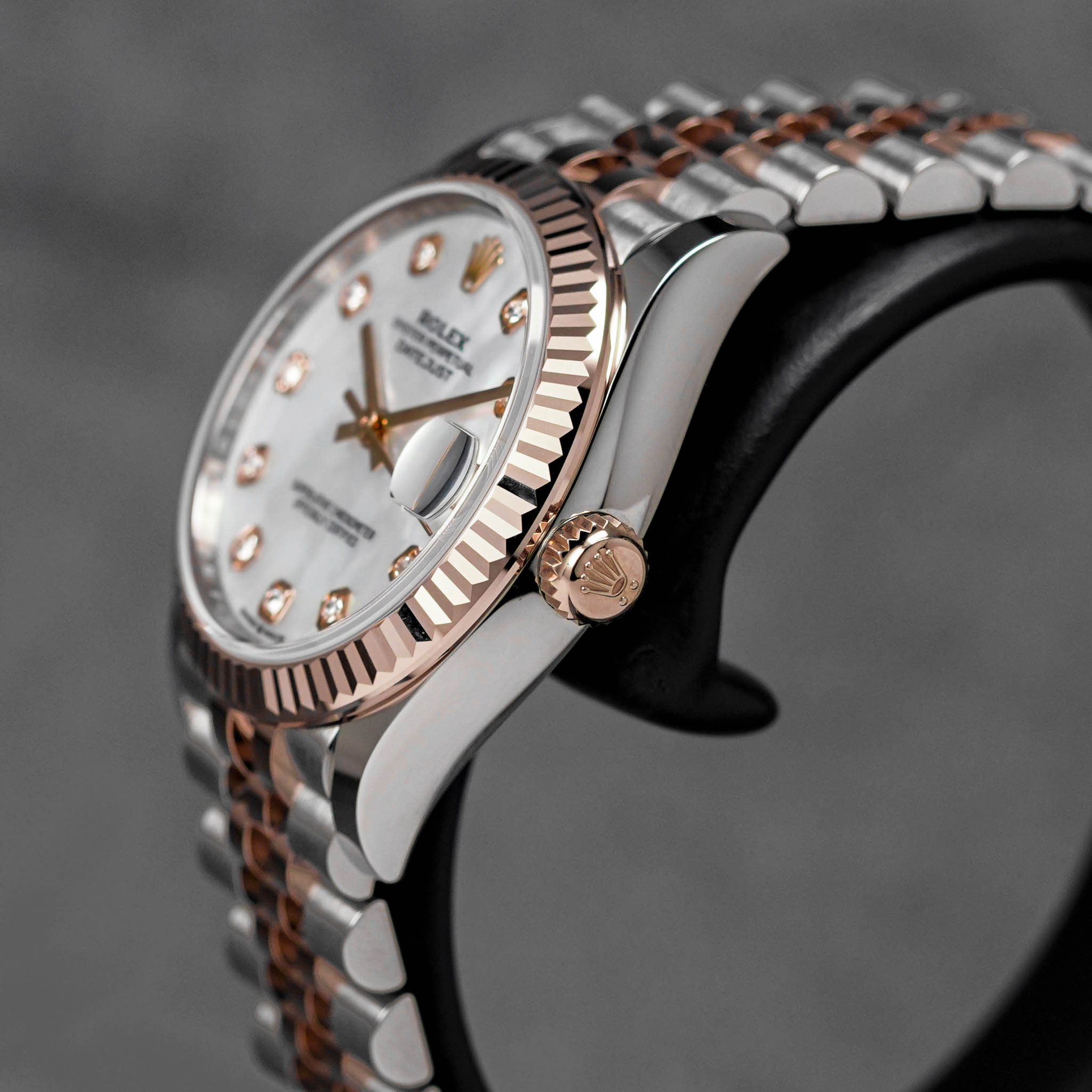 DATEJUST 31MM TWOTONE ROSEGOLD MOP DIAMOND DIAL (2025)