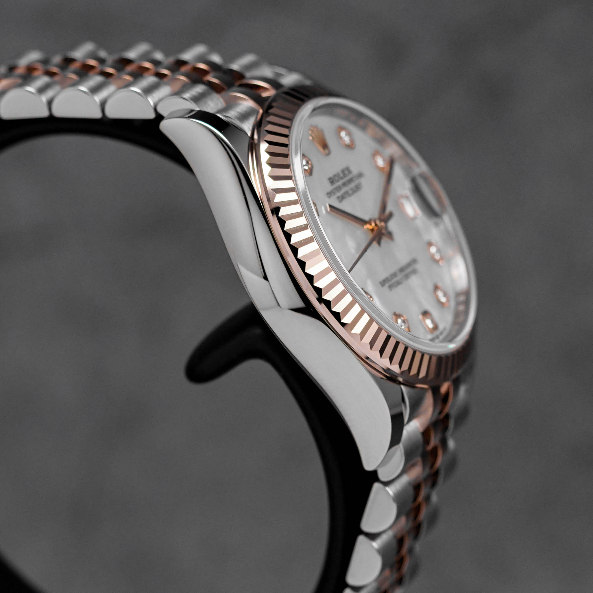 DATEJUST 31MM TWOTONE ROSEGOLD MOP DIAMOND DIAL (2025)