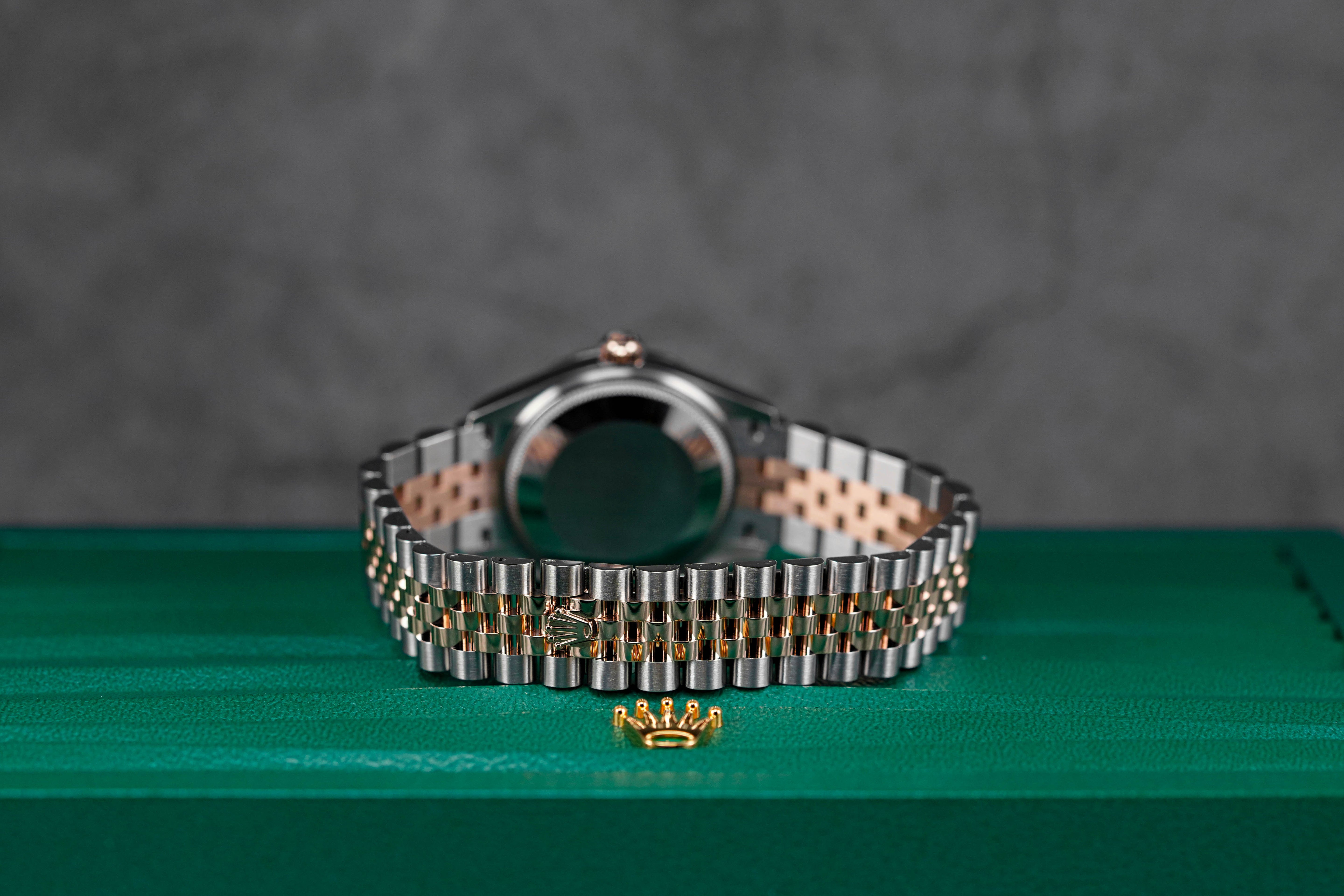 DATEJUST 31MM TWOTONE ROSEGOLD MOP DIAMOND DIAL (2025)