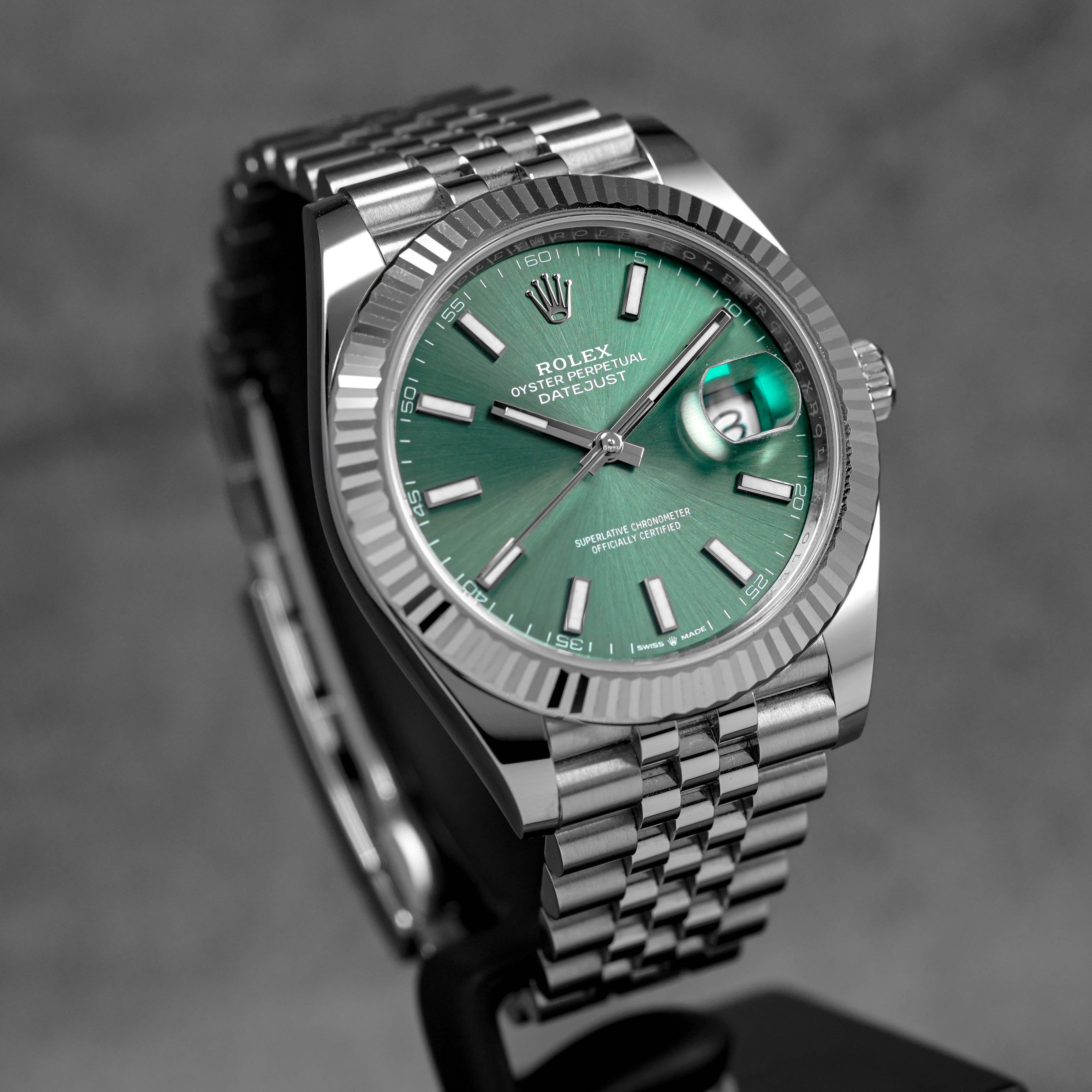 DATEJUST 41MM MINT GREEN DIAL (2025)